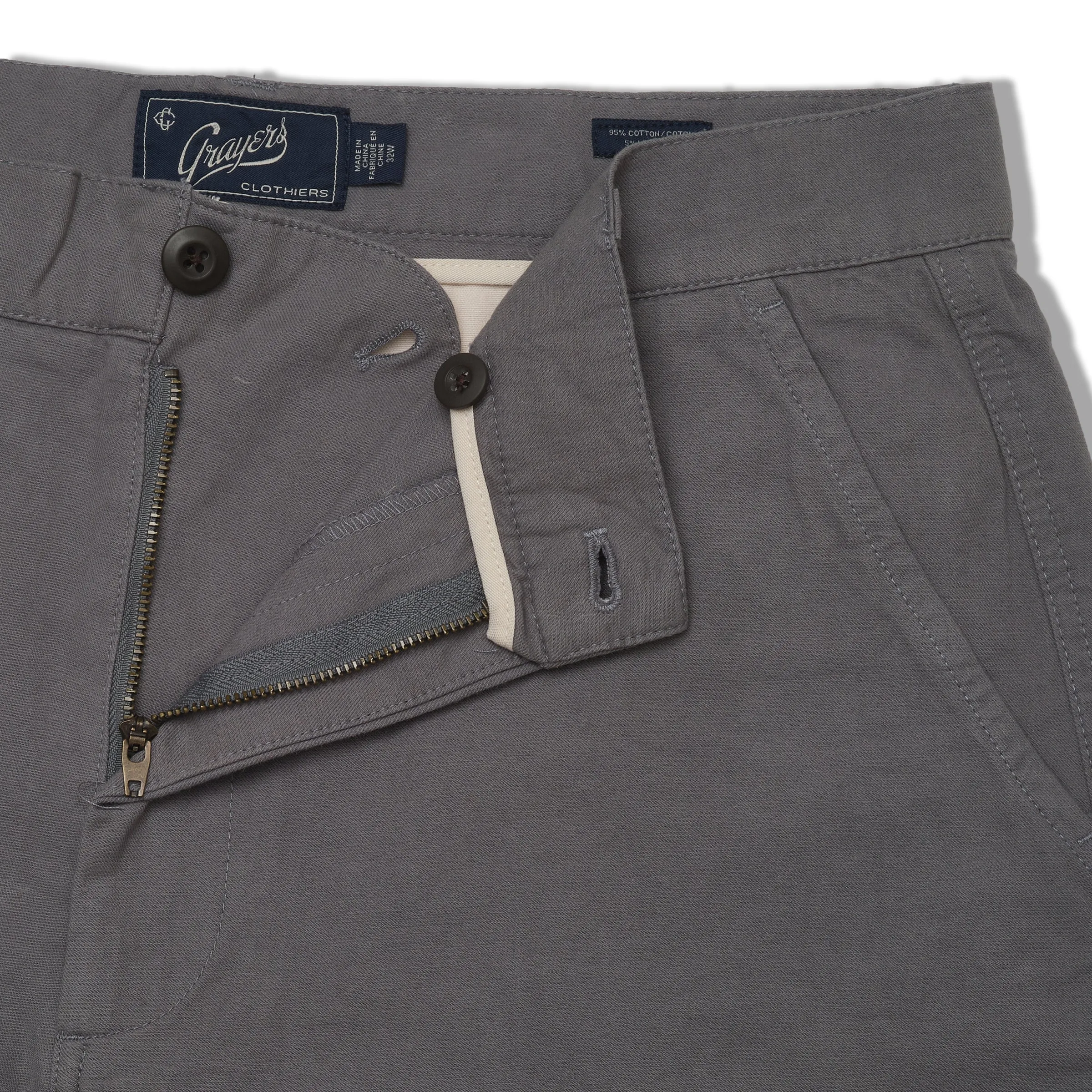 Bimini Linen Blend Shorts 8" - Grisaille Blue sold by Grayers product image thumbnail 3
