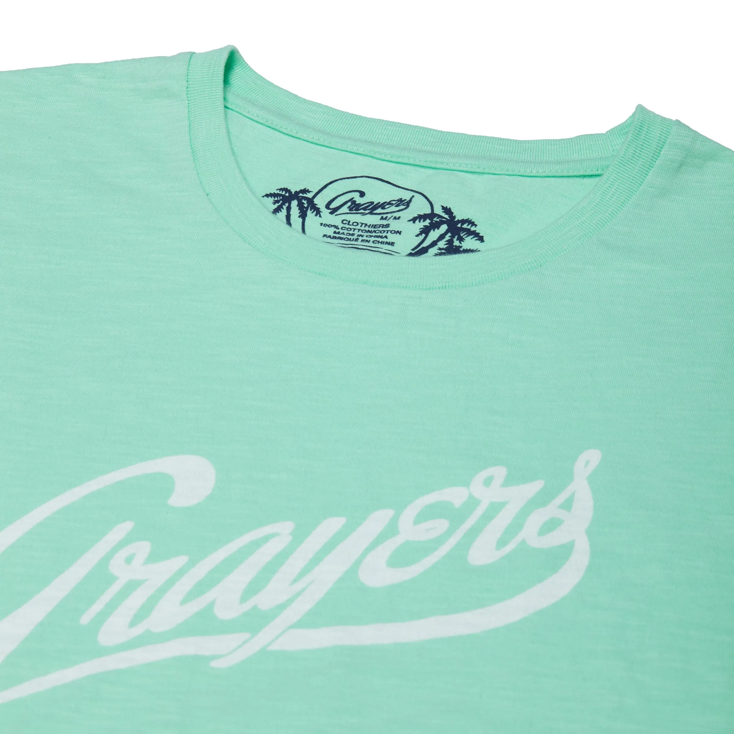 Grayers Print Tee - Seafoam * sold by Grayers product image thumbnail 4