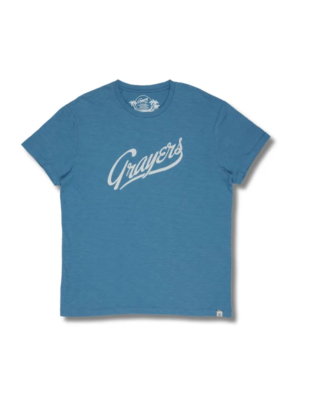 Grayers Print Tee - Niagara * sold by Grayers