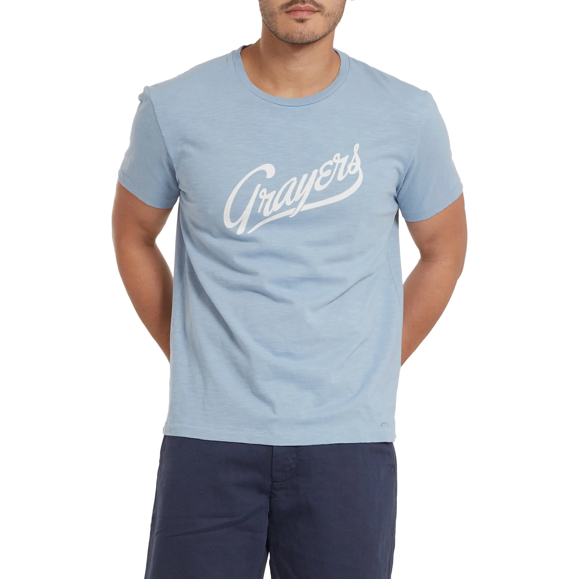 Grayers Print Tee - Ashley Blue * sold by Grayers product image thumbnail 2