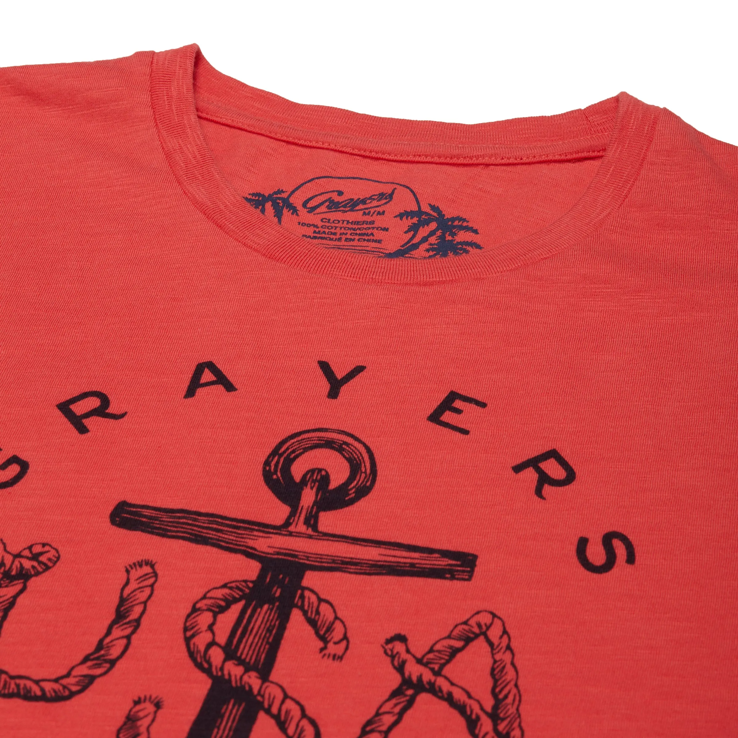 Anchor Print Tee - Chrysanthemum * sold by Grayers product image thumbnail 4