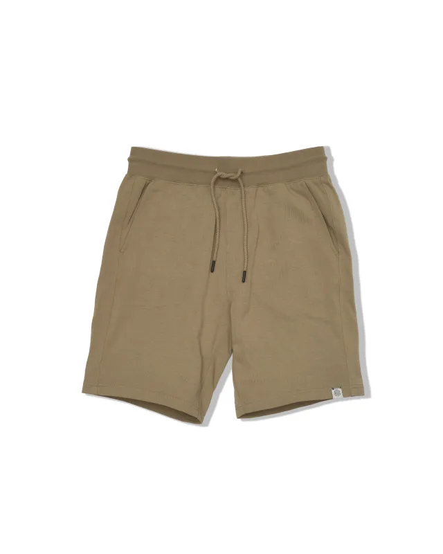 Elevated Jersey Draw Cord Shorts 8" - Olive sold by Grayers
