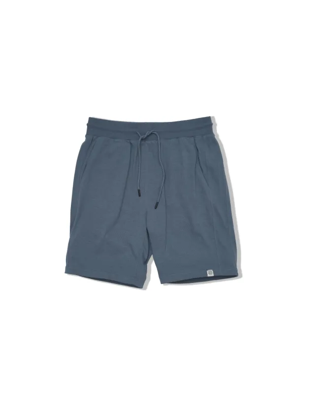 Elevated Jersey Draw Cord Shorts 8" - Blue Moon sold by Grayers