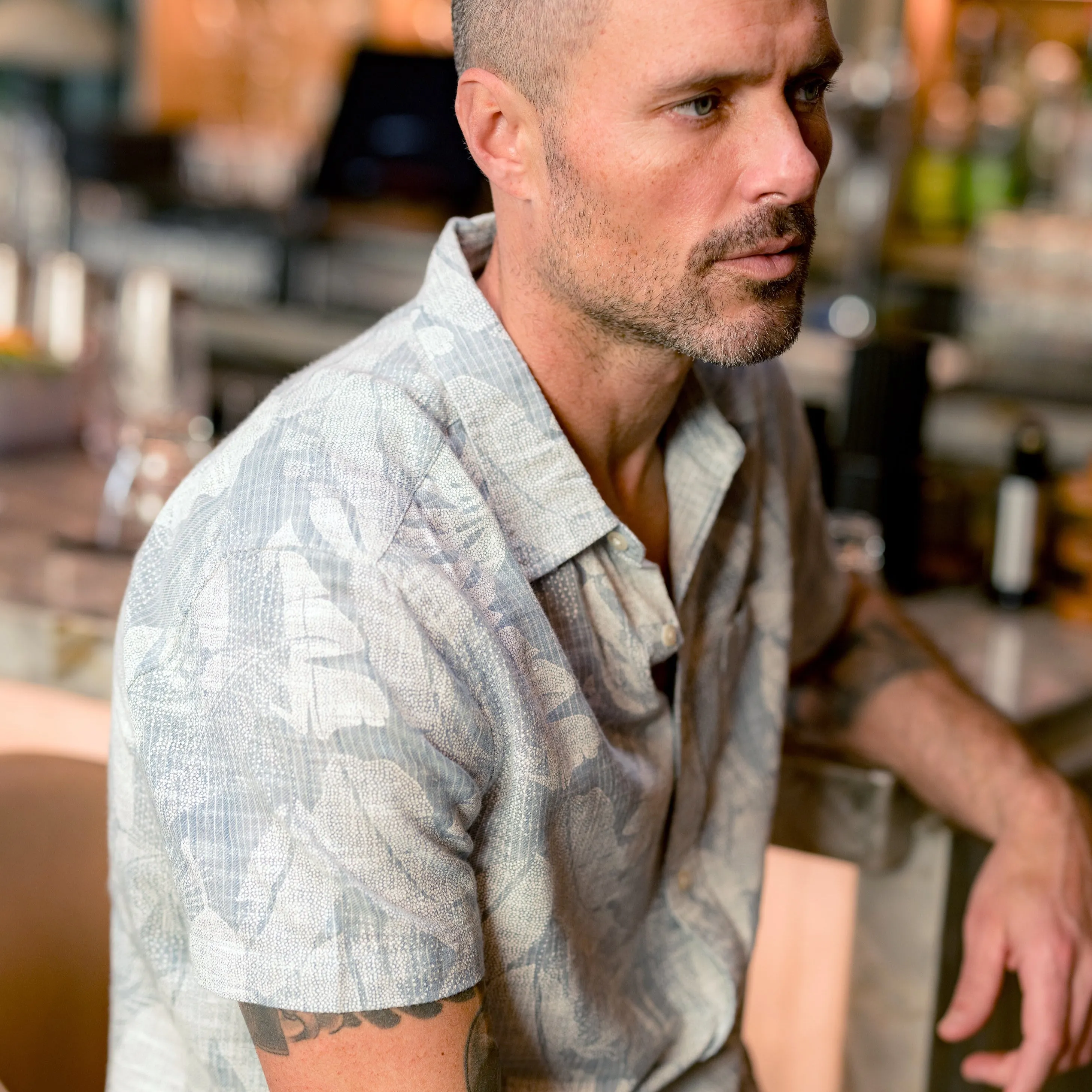 Madras Cottage Loom Printed Shirt - Mr. Chow Print sold by Grayers product image thumbnail 3