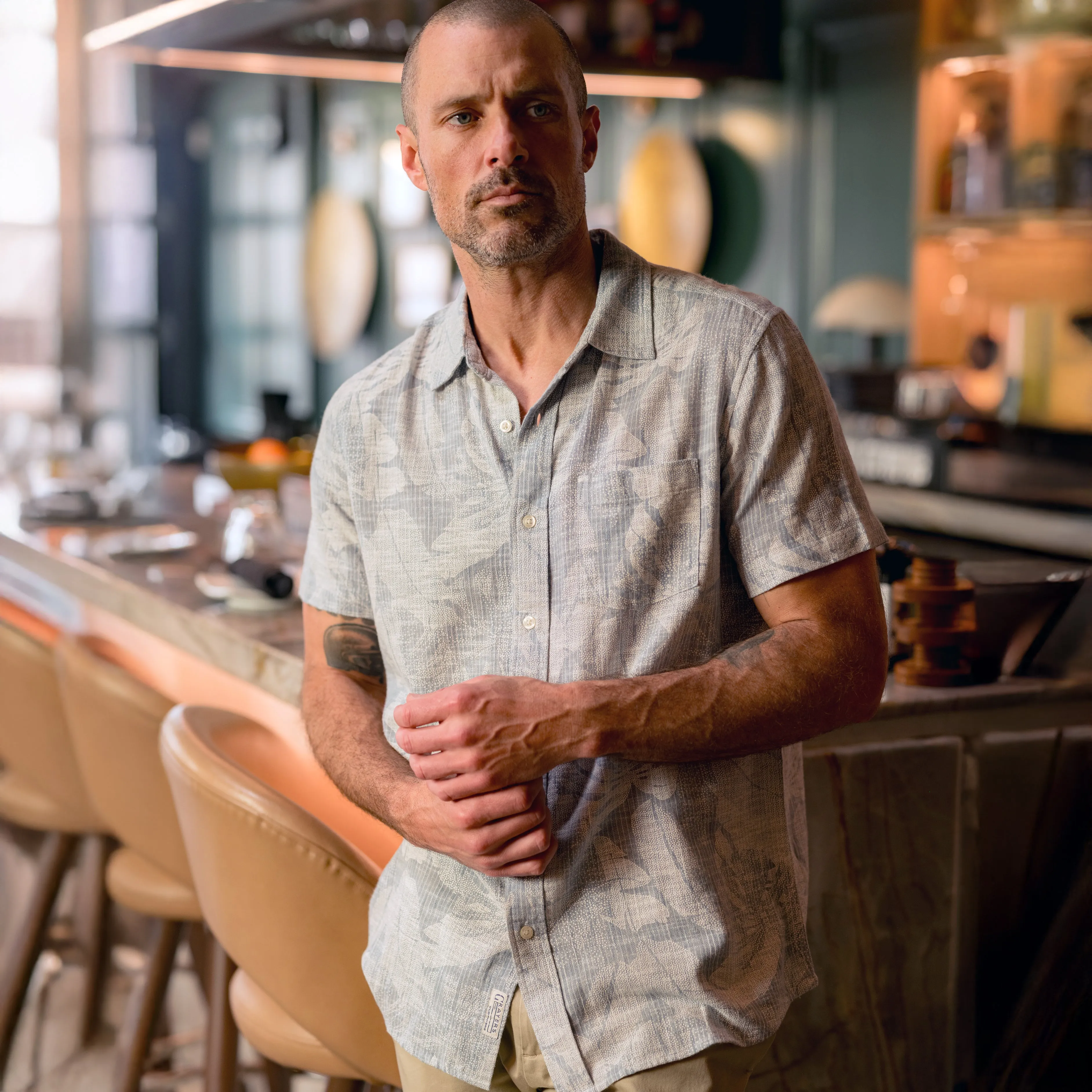 Madras Cottage Loom Printed Shirt - Mr. Chow Print sold by Grayers product image thumbnail 2