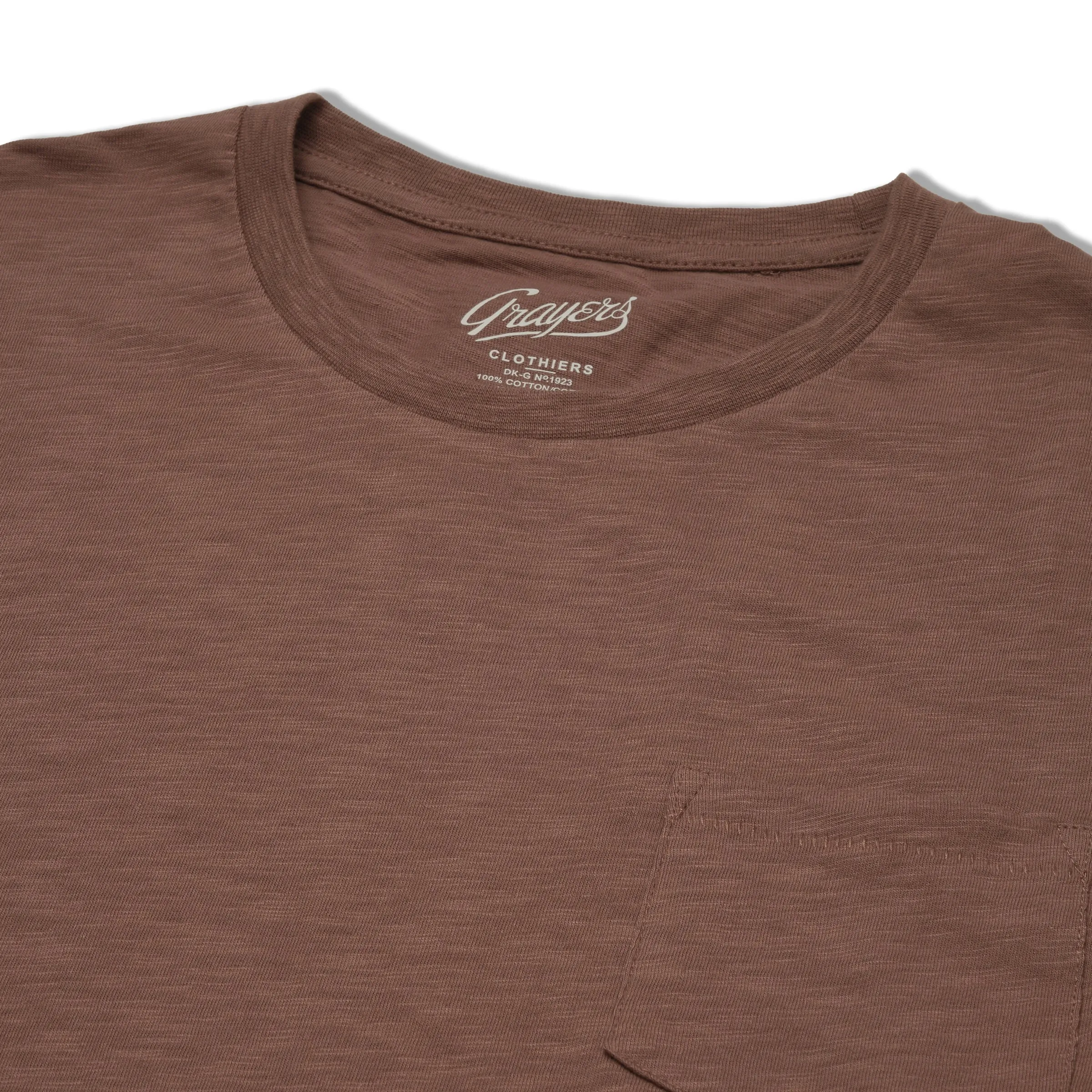 Sunwashed Pocket Tee - Marron sold by Grayers product image thumbnail 2