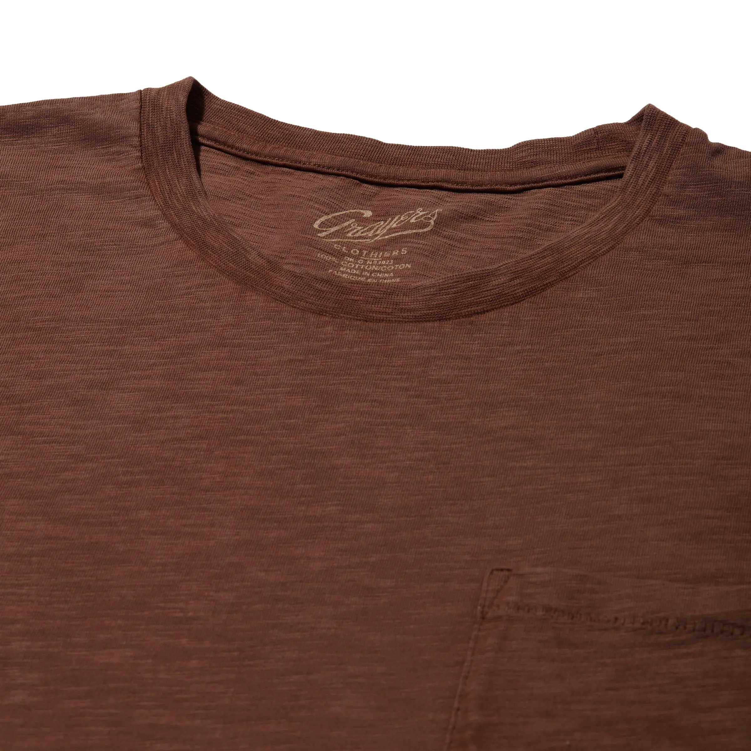 Sunwashed Pocket Tee - Rubber sold by Grayers product image thumbnail 4