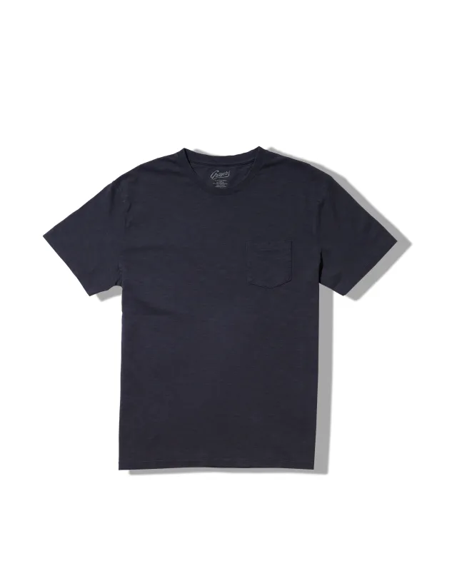 Sunwashed Pocket Tee - Washed Navy sold by Grayers