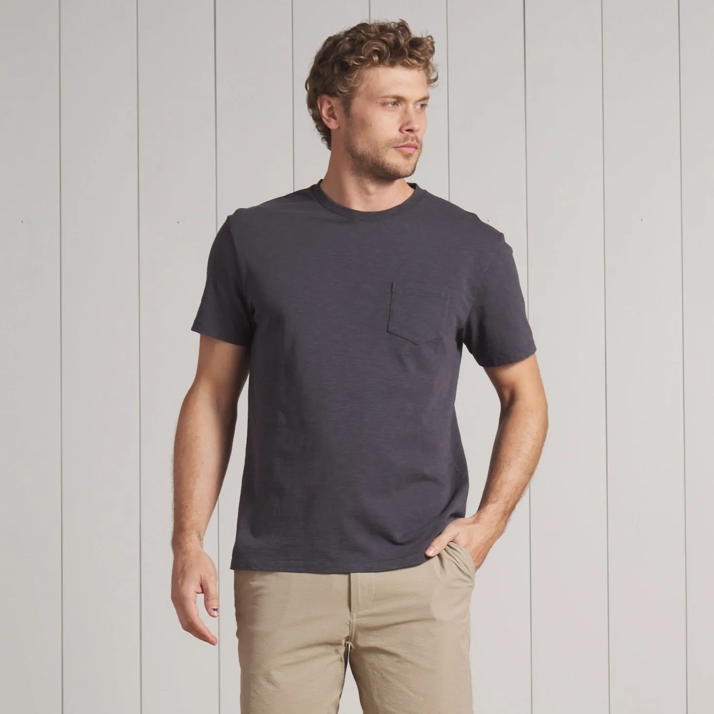 Sunwashed Pocket Tee - Washed Navy sold by Grayers product image thumbnail 4