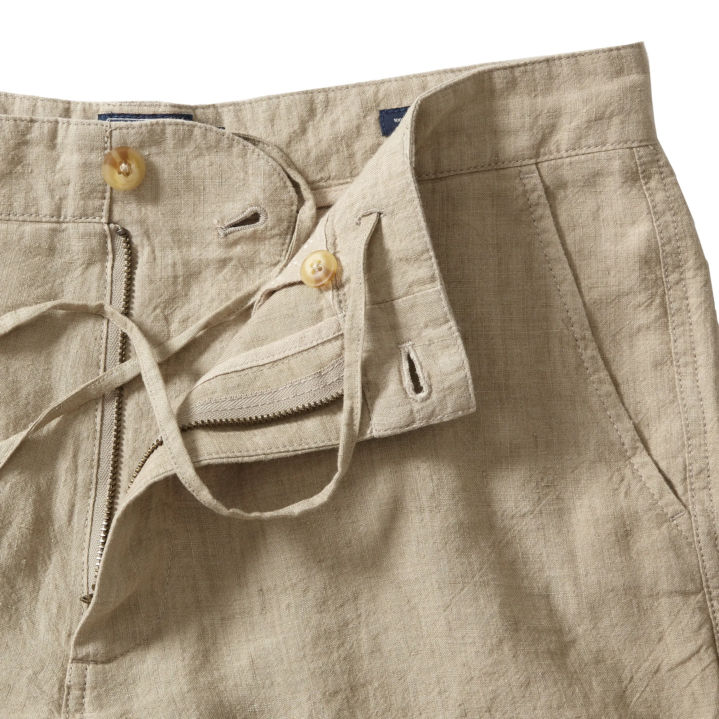Aventura Washed Linen Shorts - Safari sold by Grayers product image thumbnail 2
