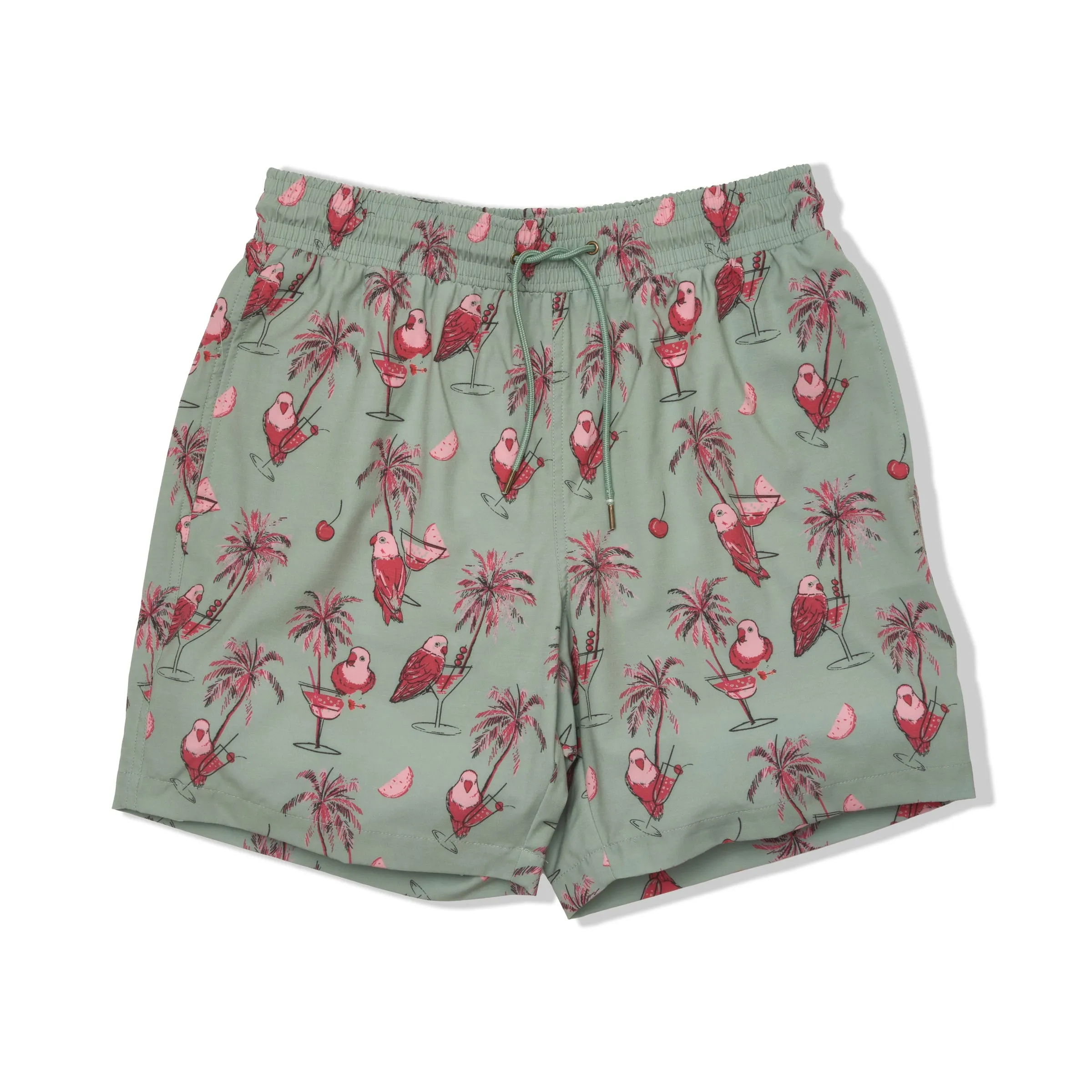 Eco Poly Cotton Stretch Swim Trunk 7" - Drunken Parrot sold by Grayers product image thumbnail 5