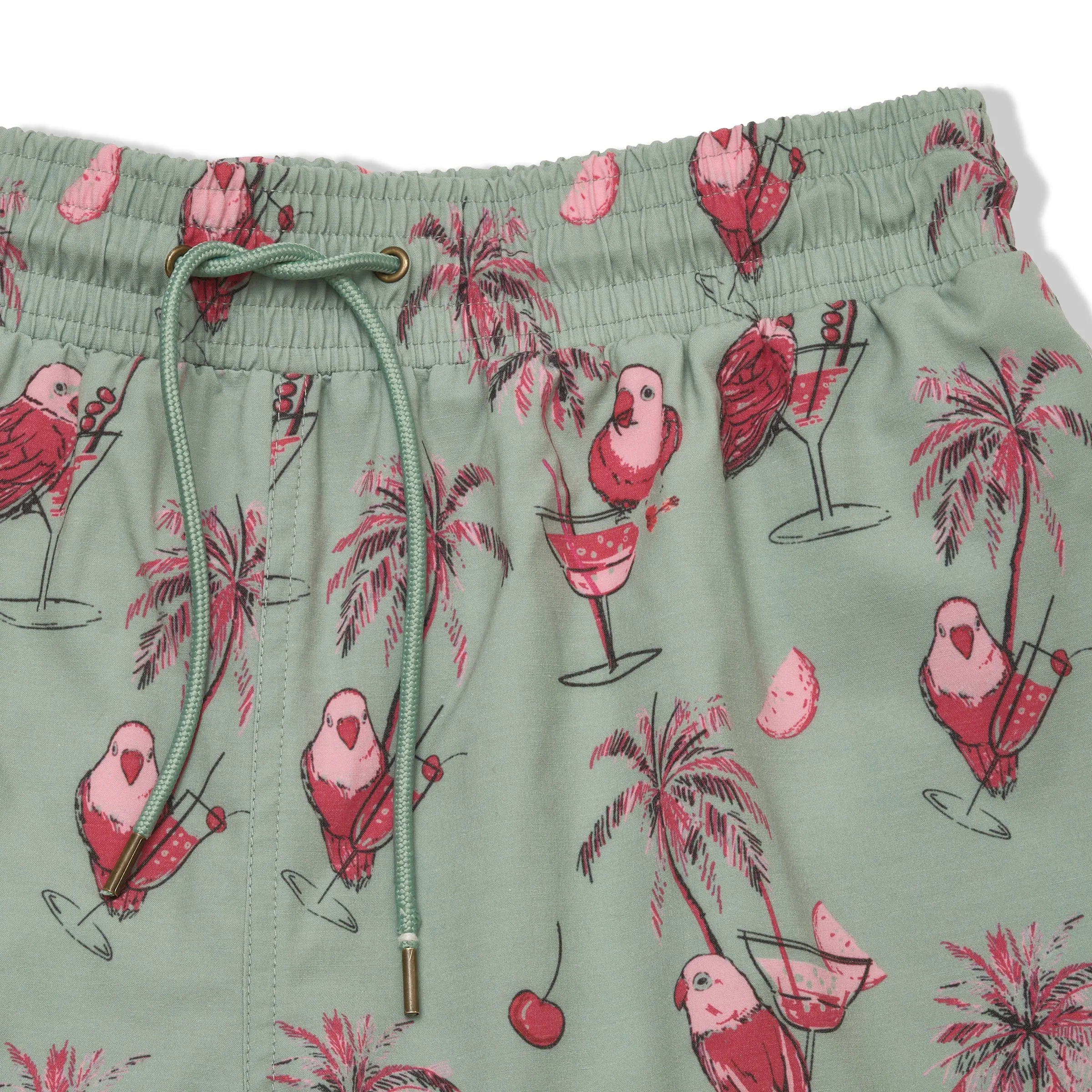 Eco Poly Cotton Stretch Swim Trunk 7" - Drunken Parrot sold by Grayers product image thumbnail 3