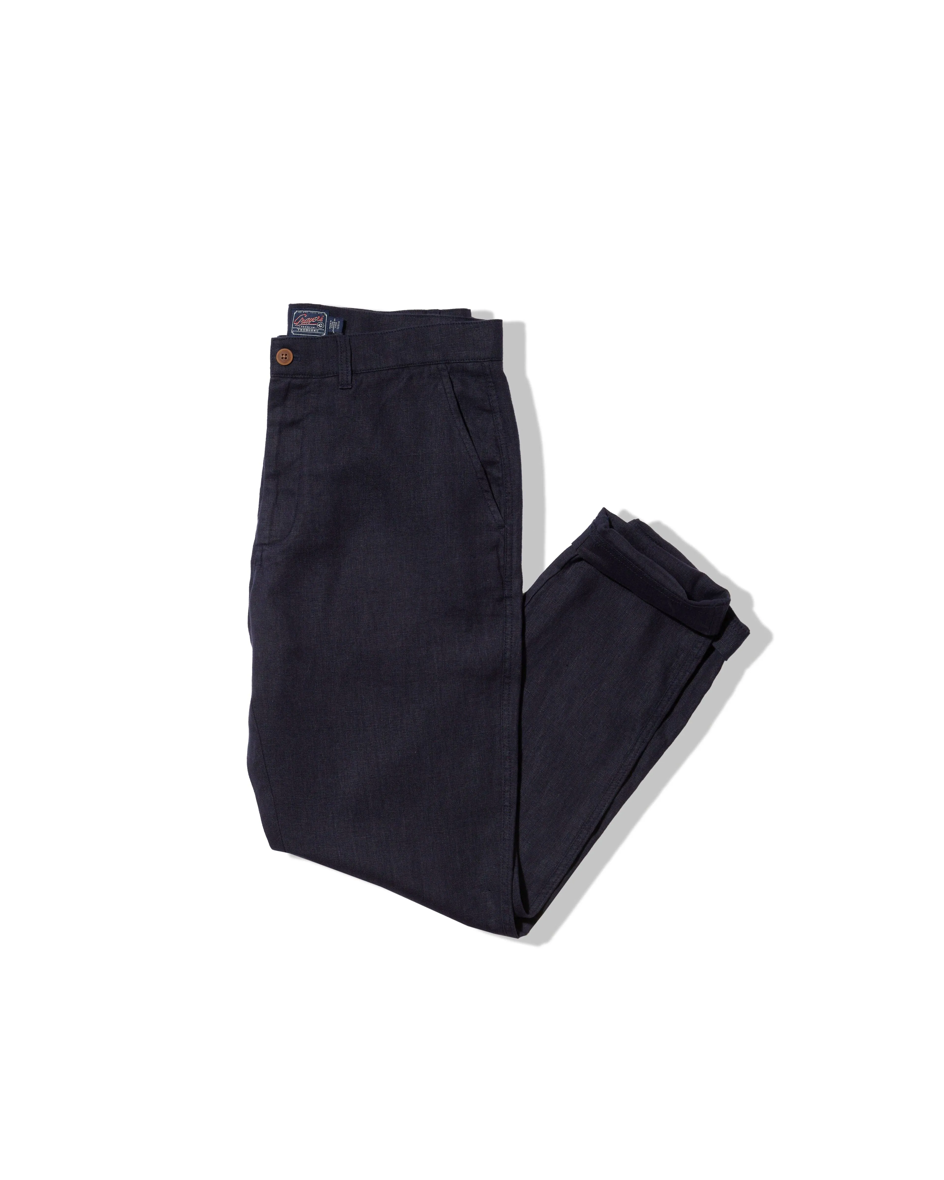 Bal Harbour Aventura Washed Linen Pants - Navy sold by Grayers