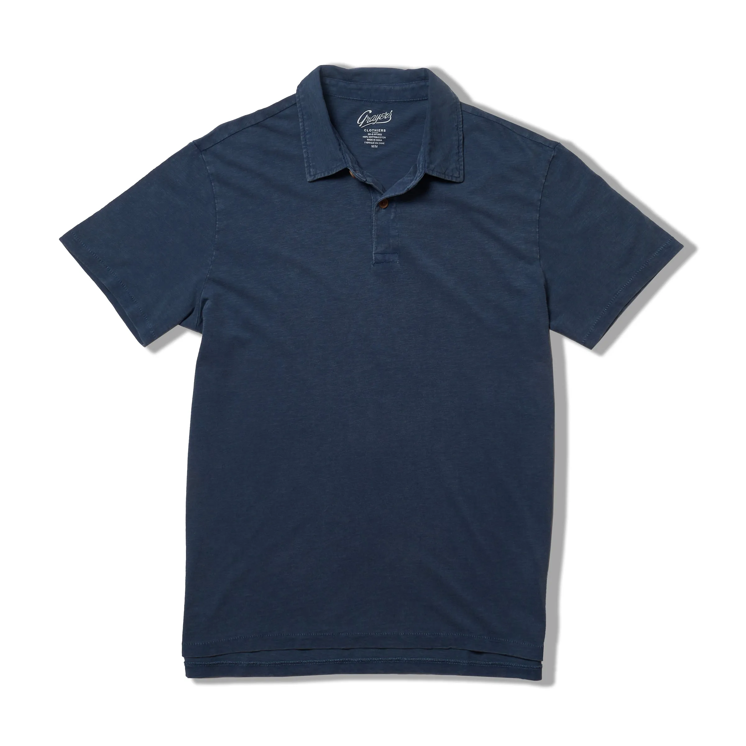Sunwashed 2 Button Polo - Blue Wing Teal sold by Grayers product image thumbnail 4