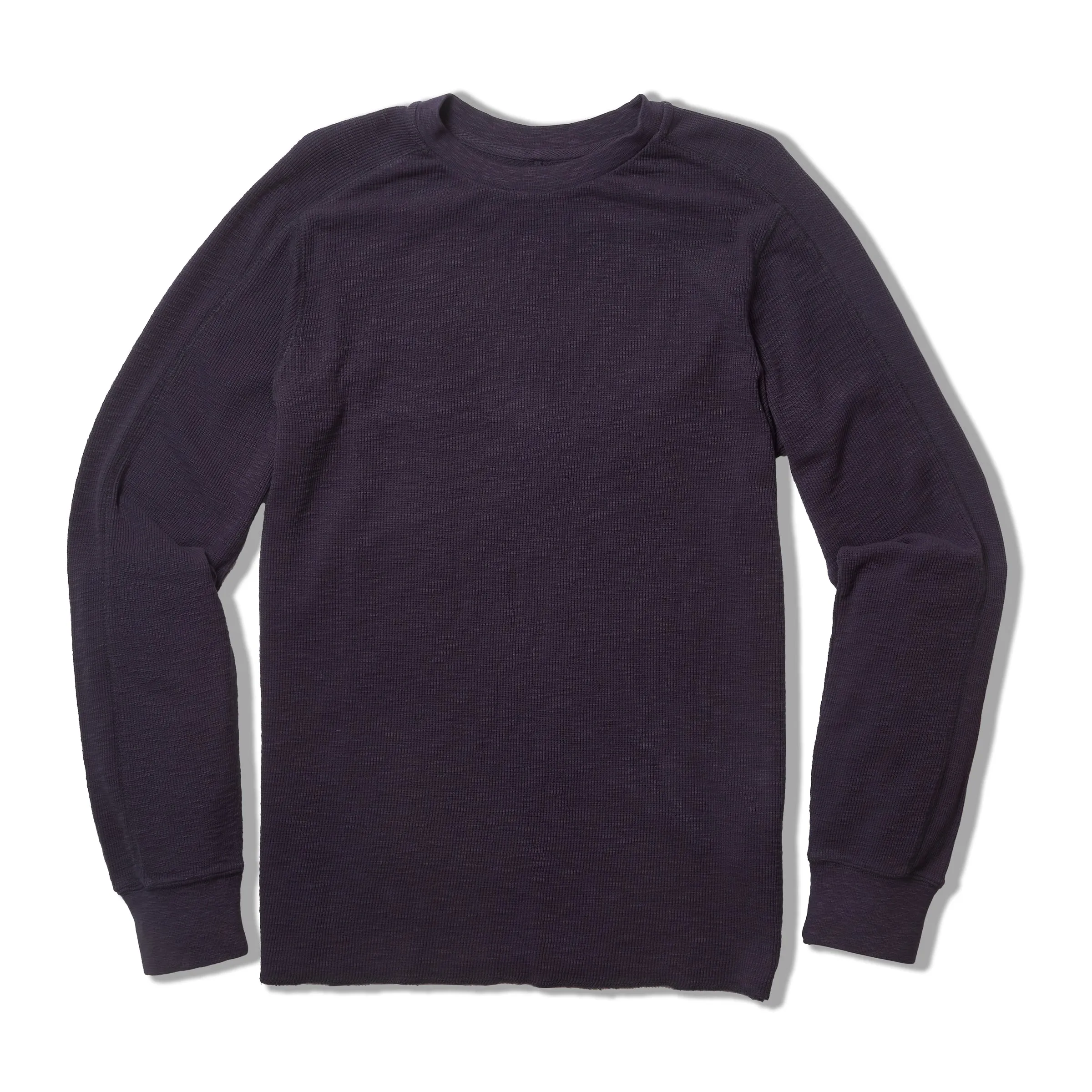 Clint Waffle Cotton Crew - Blue Steel sold by Grayers product image thumbnail 4