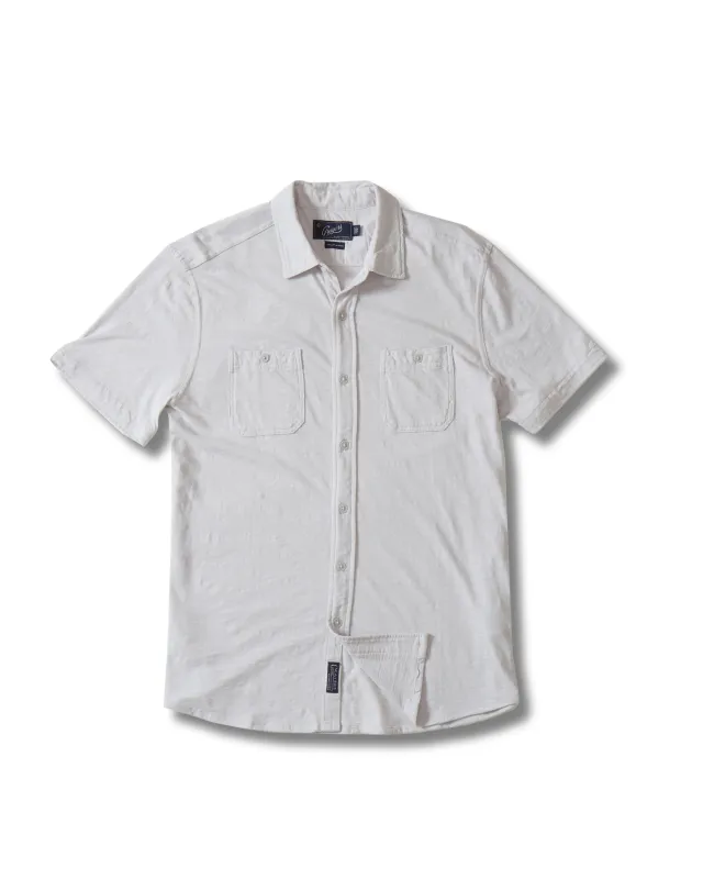 Flex Everyday Knit Short Sleeve Shirt - Glacier Gray sold by Grayers