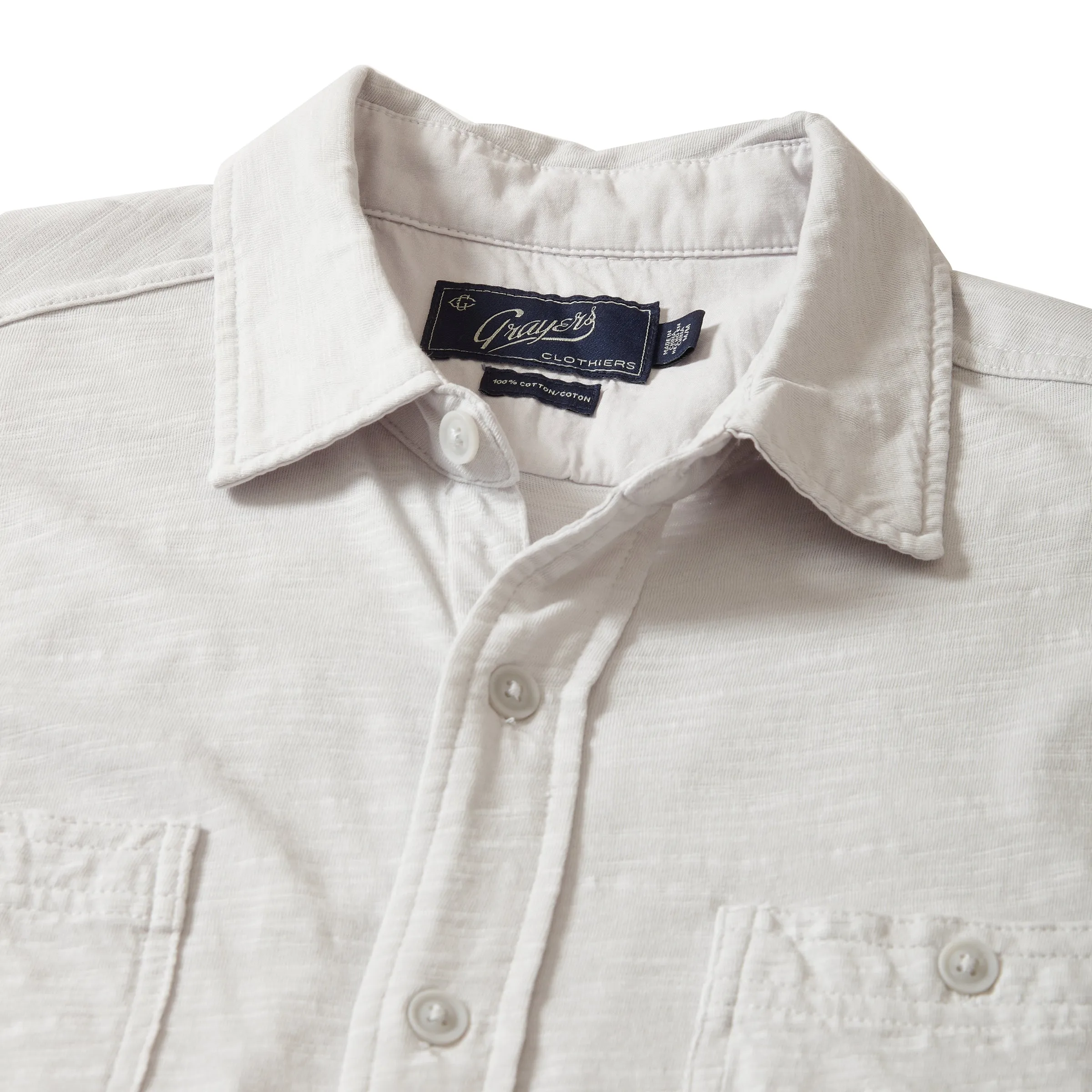 Flex Everyday Knit Short Sleeve Shirt - Glacier Gray sold by Grayers product image thumbnail 2