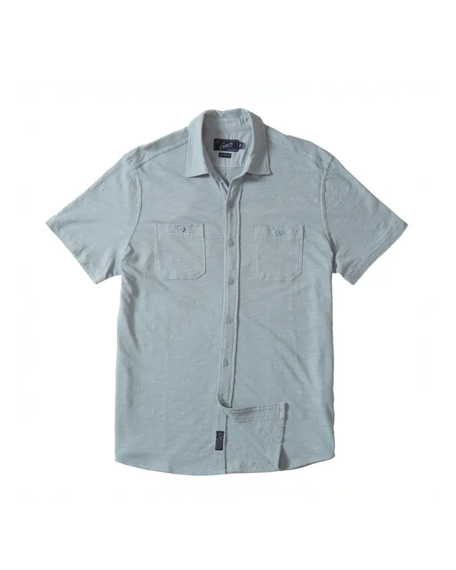 Flex Everyday Knit Short Sleeve Shirt - Abyss sold by Grayers