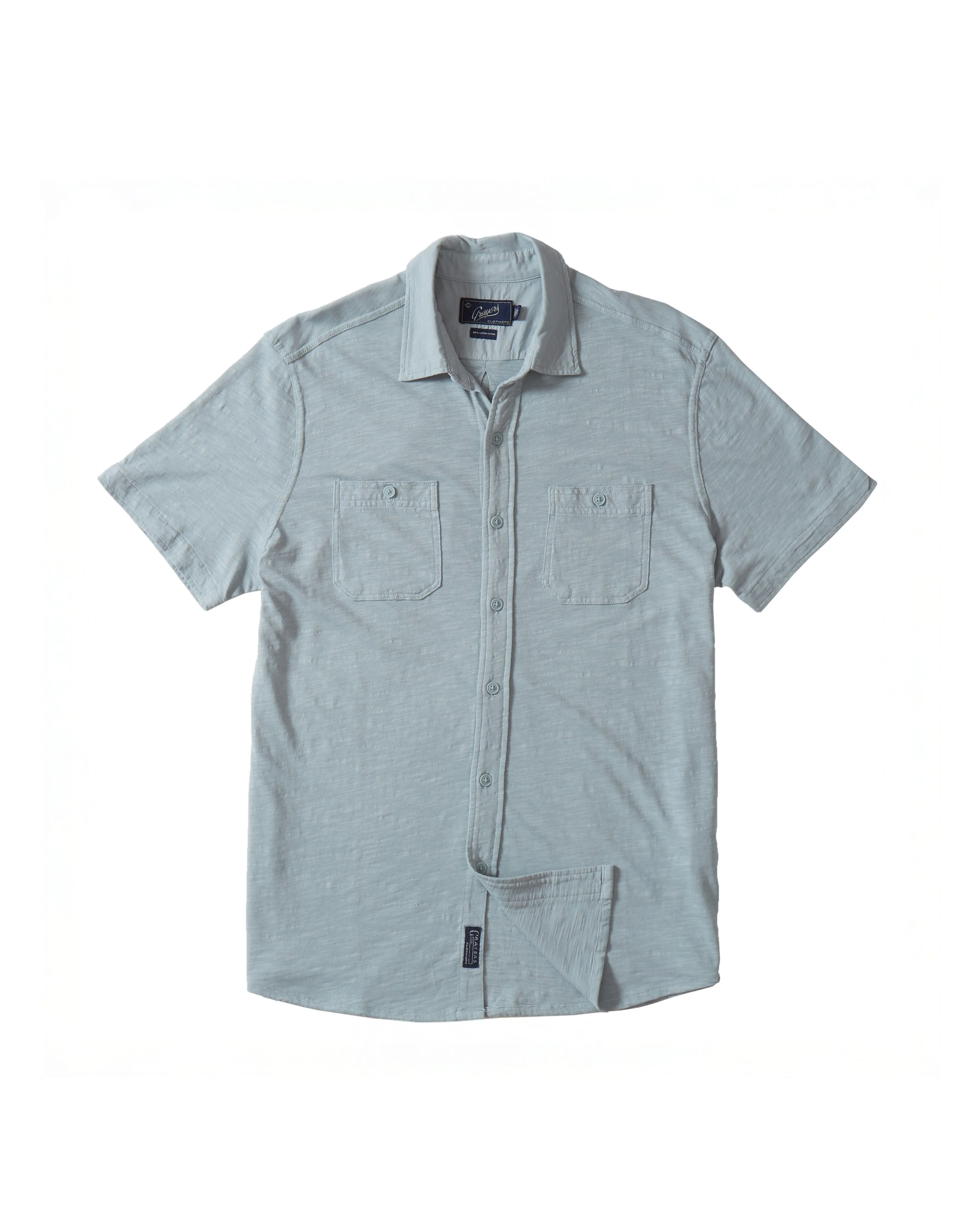 Flex Everyday Knit Short Sleeve Shirt - Abyss sold by Grayers