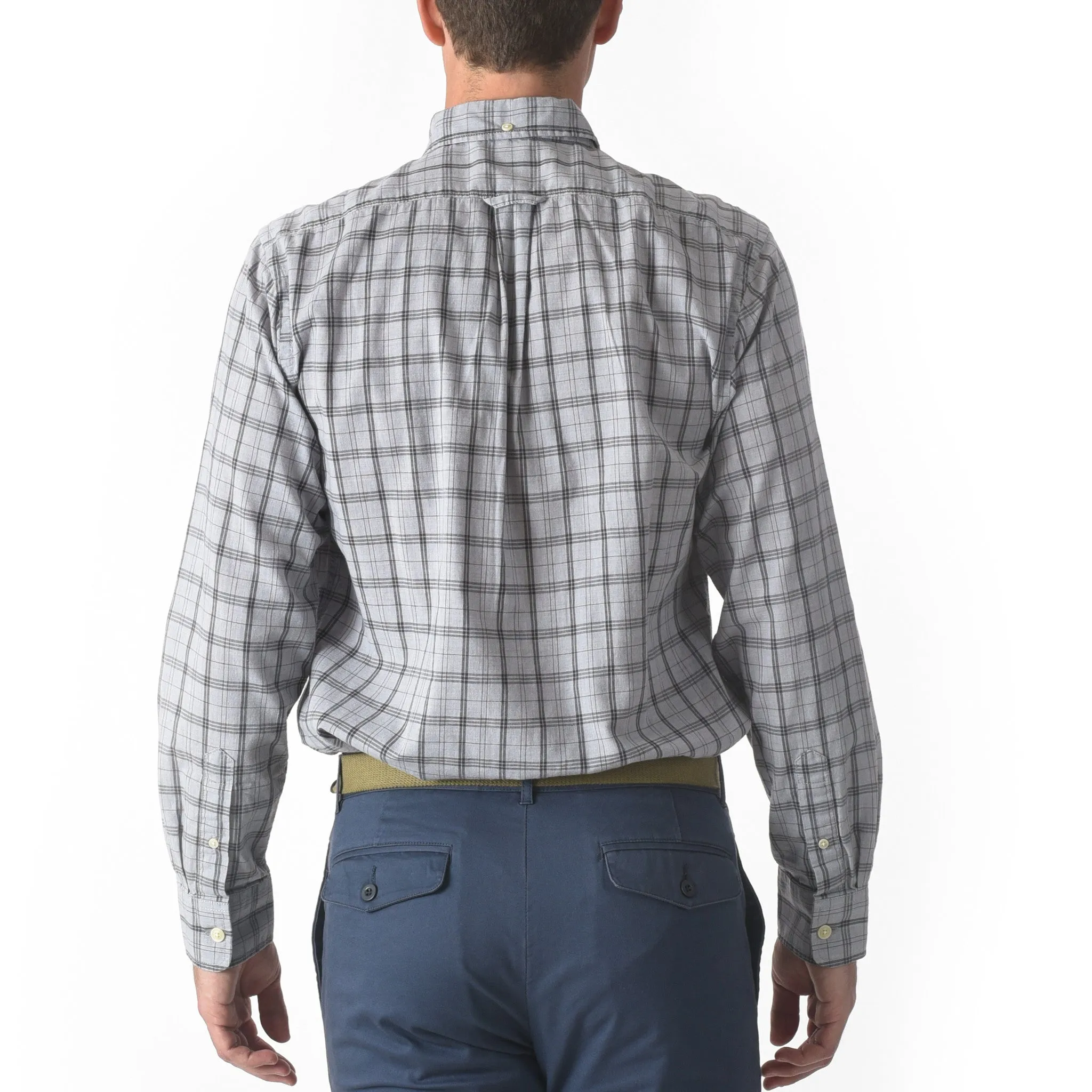 Graystone Poplin Shirt - Gray Plaid (Final Sale)* sold by Grayers product image thumbnail 3