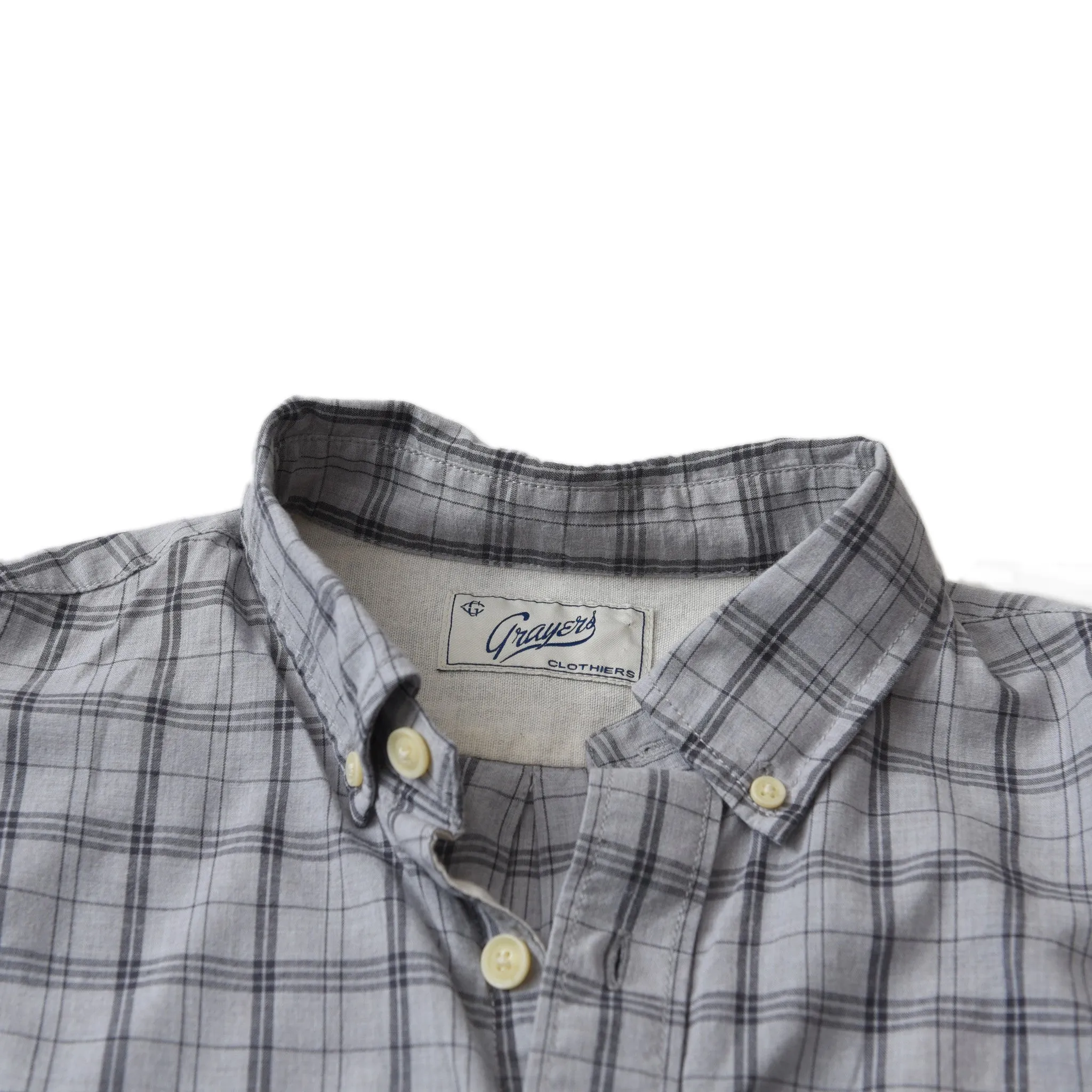 Graystone Poplin Shirt - Gray Plaid (Final Sale)* sold by Grayers product image thumbnail 4
