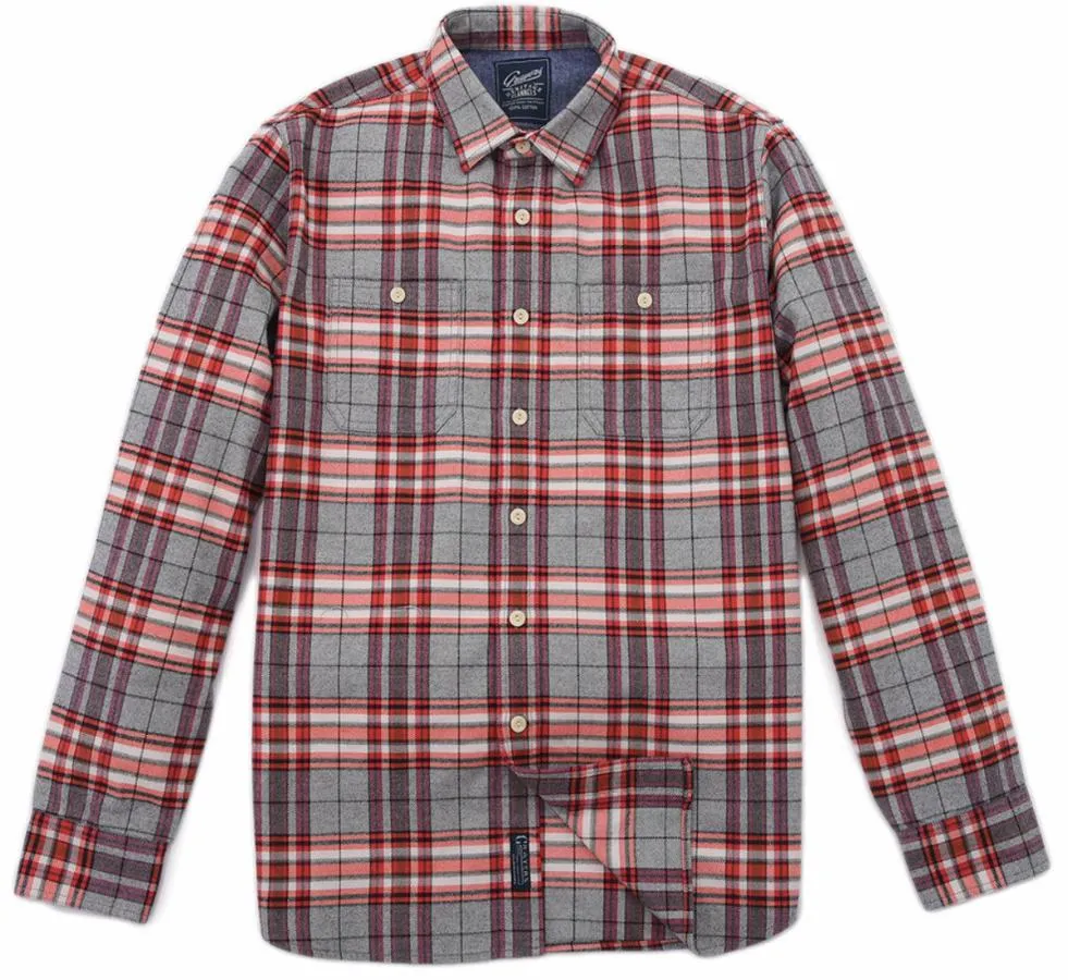 Herndon Heritage Flannel - Gray Orange Cream (Final Sale)* sold by Grayers