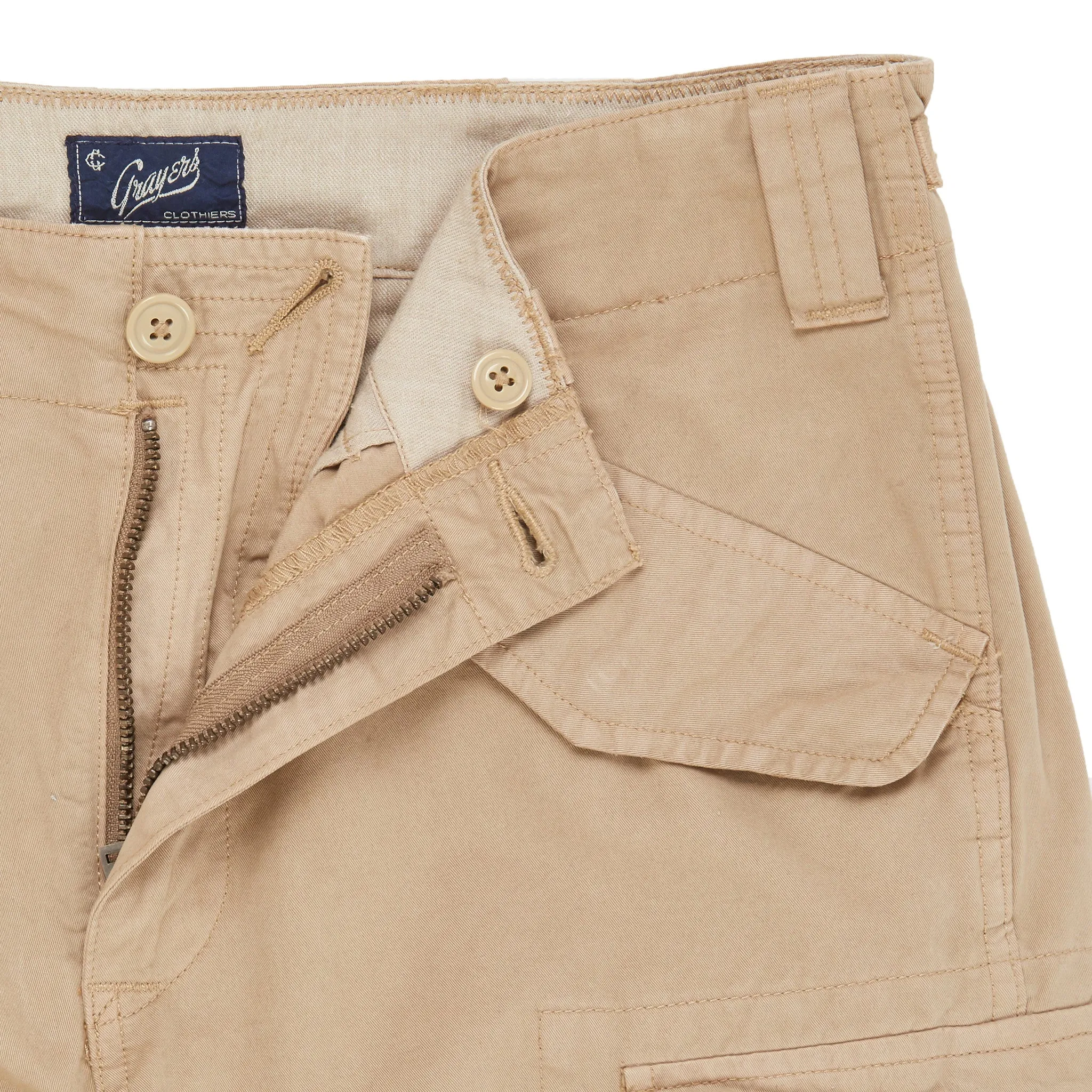 James Slim Fit Modern Cargo - Mandalay Khaki (Final Sale)* sold by Grayers product image thumbnail 3