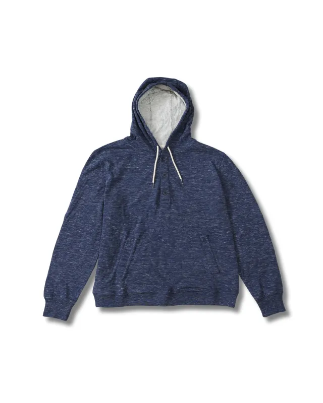 Blake Double Cloth Hoodie - Navy Heather * sold by Grayers