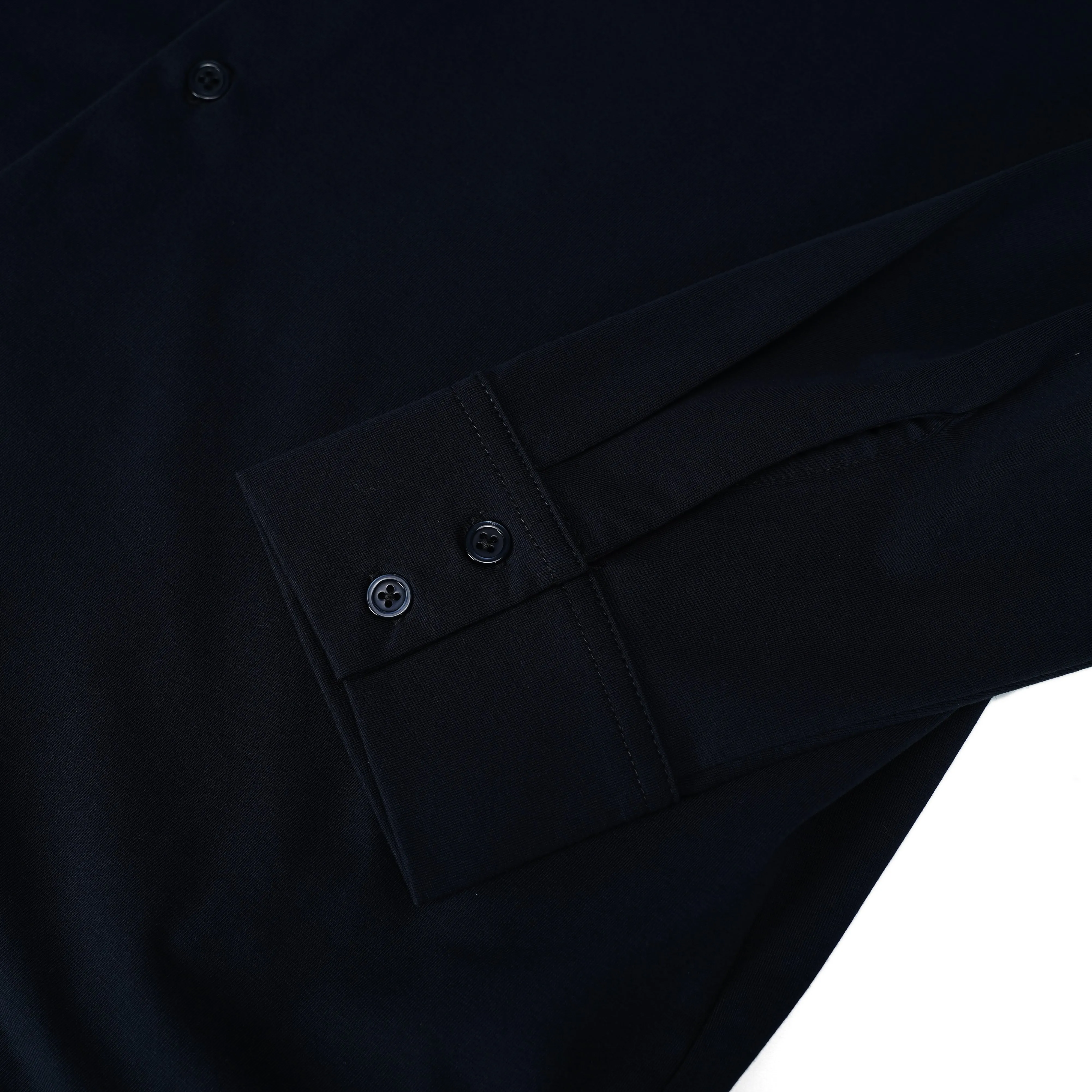 Hackett Cotton Sorona Knit Shirt - Navy sold by Grayers product image thumbnail 4