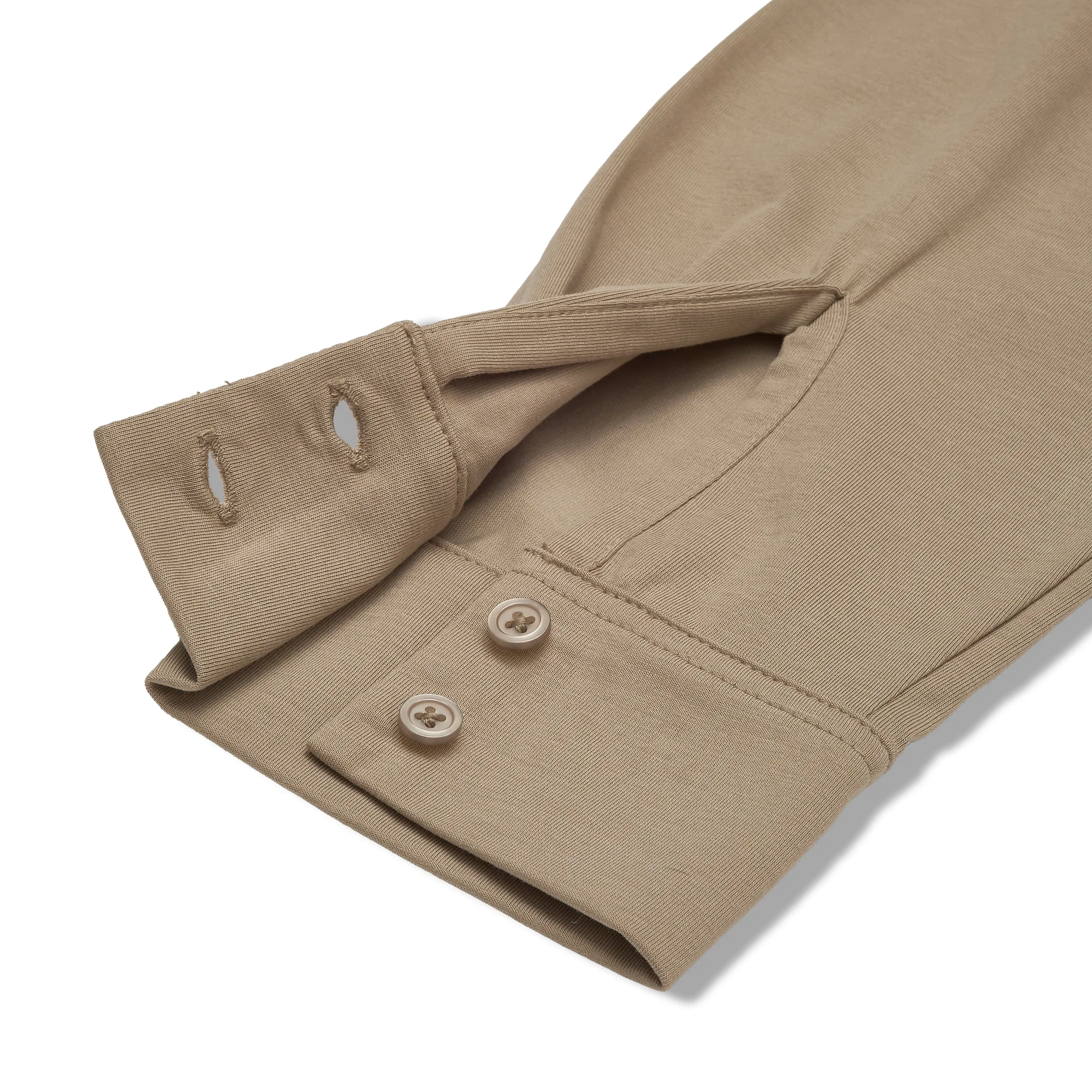 Hackett Cotton Sorona Knit Shirt - Dune sold by Grayers product image thumbnail 3