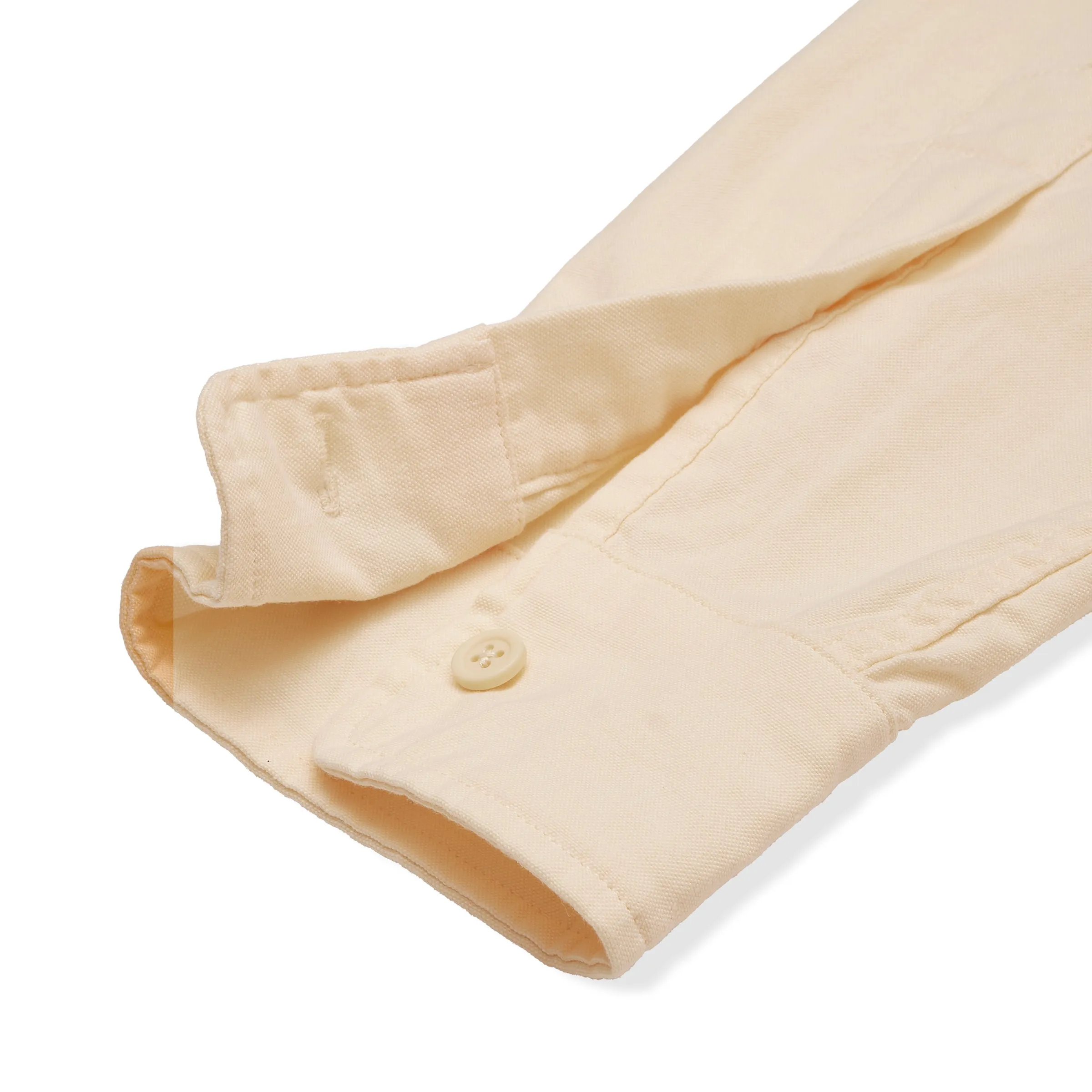 Charles Stretch Oxford Shirt - Cream sold by Grayers product image thumbnail 4