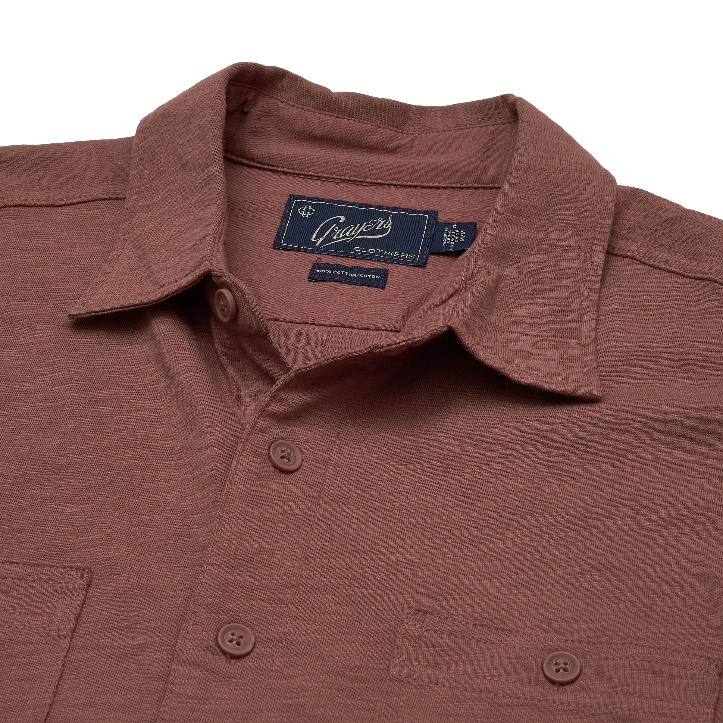 Flex Everyday Knit Shirt - Marron sold by Grayers product image thumbnail 2