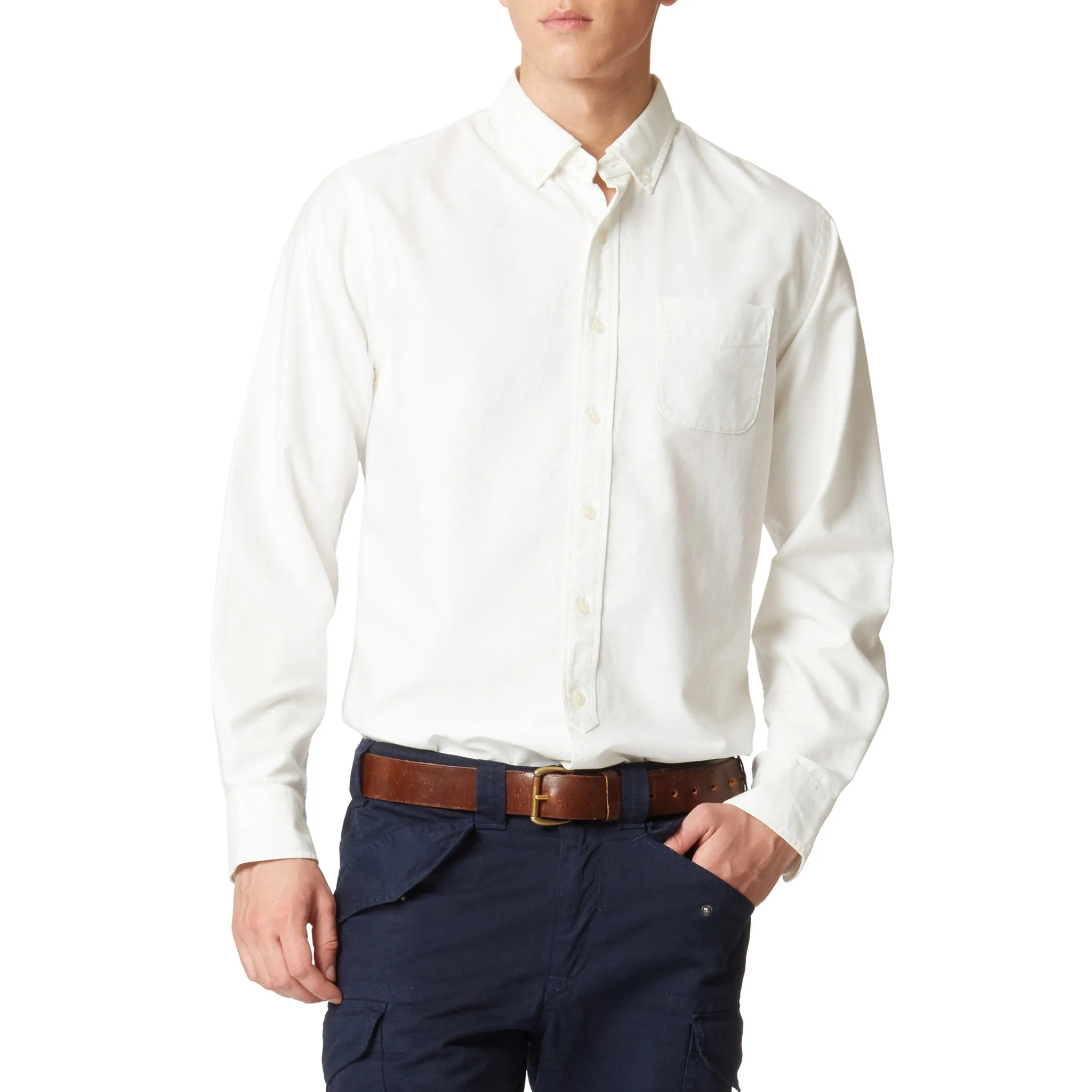 The White Oxford Button Down sold by Grayers product image thumbnail 2