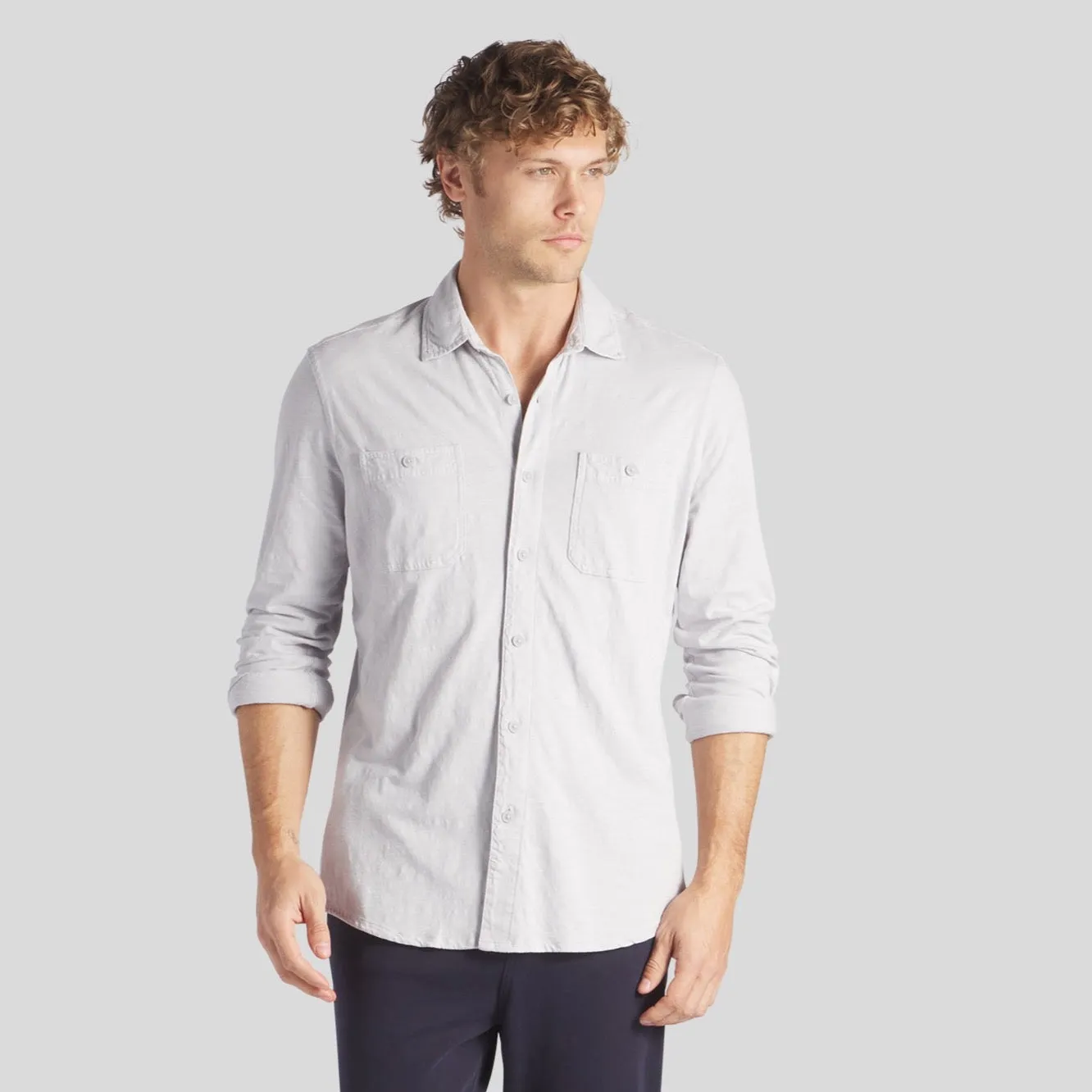 Flex Everyday Knit Shirt - Glacier Gray sold by Grayers product image thumbnail 4