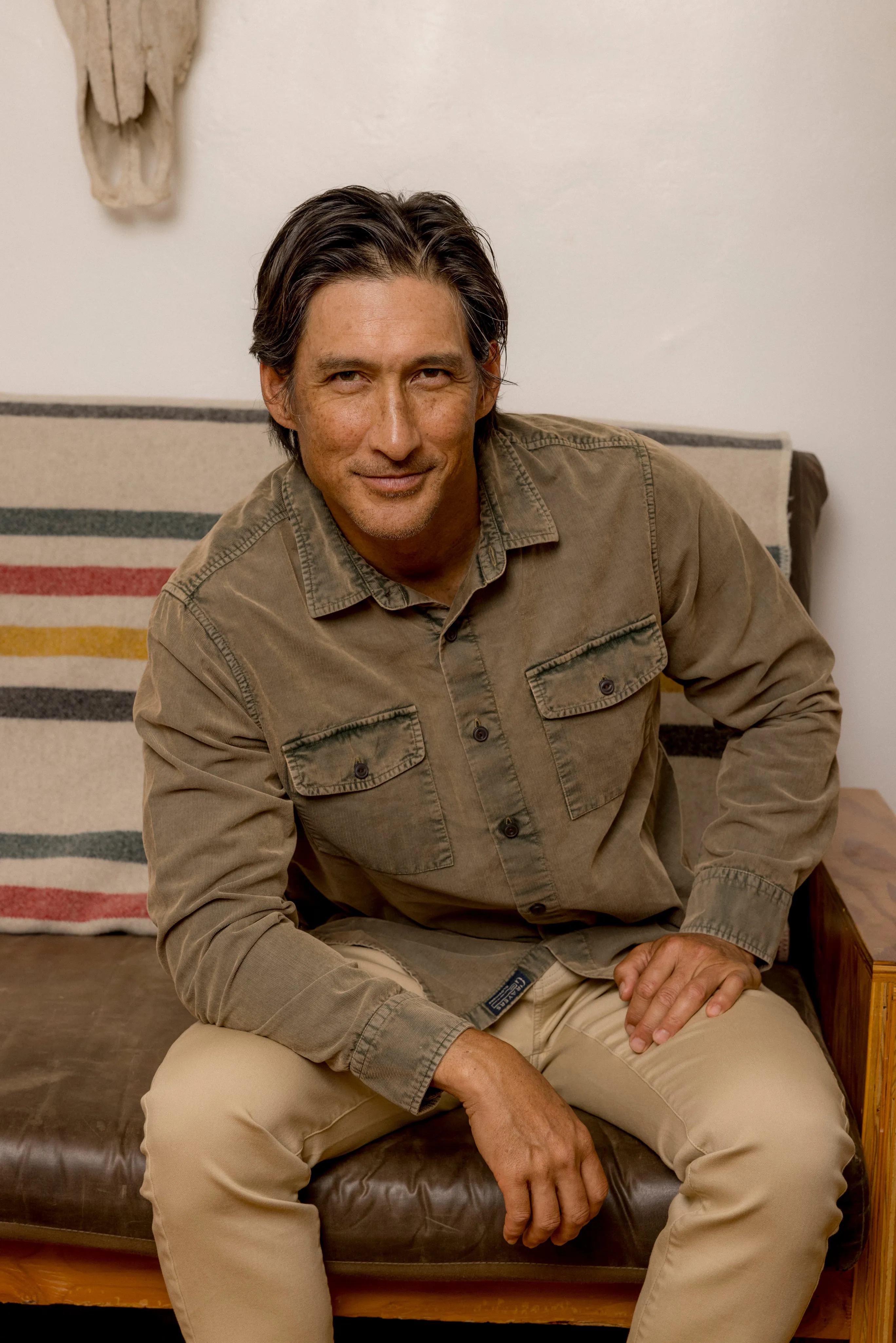 Jeremiah Vintage Garment Dyed Cord Shirt - Mushroom sold by Grayers product image thumbnail 3