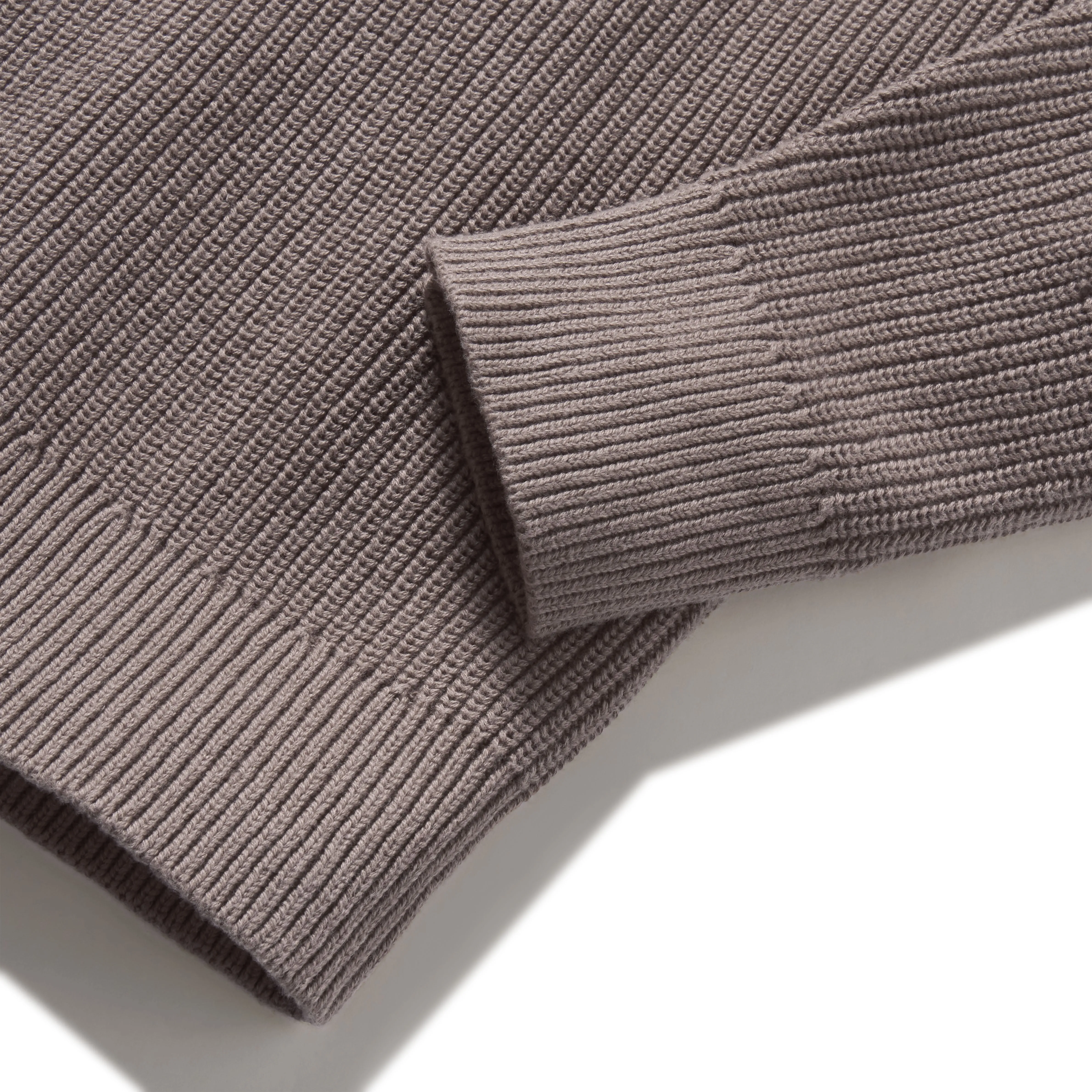 Shaker Stitch Cotton Polo Sweater - Frost Gray sold by Grayers product image thumbnail 3