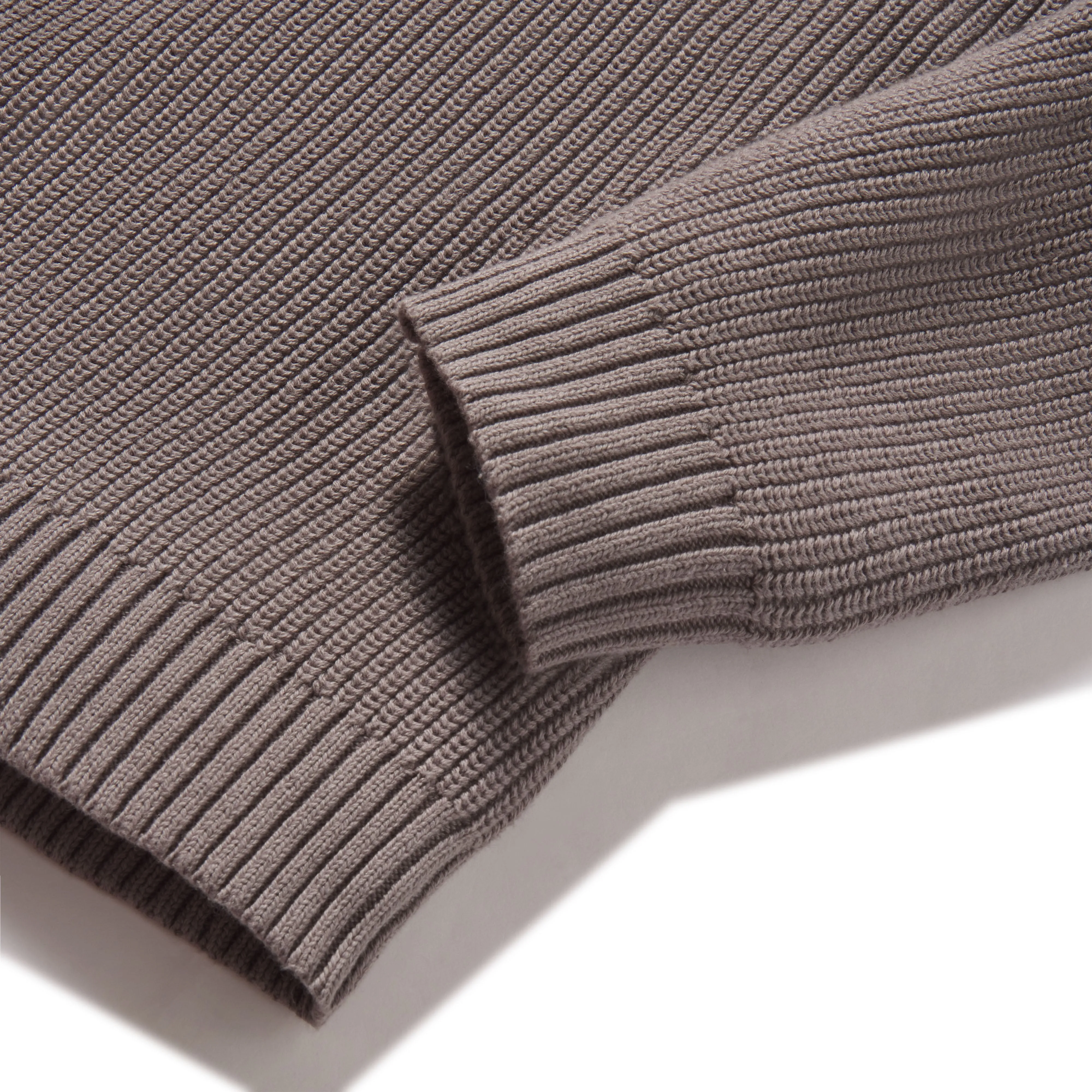 Shaker Stitch Cotton Crewneck Sweater - Frost Gray sold by Grayers product image thumbnail 3