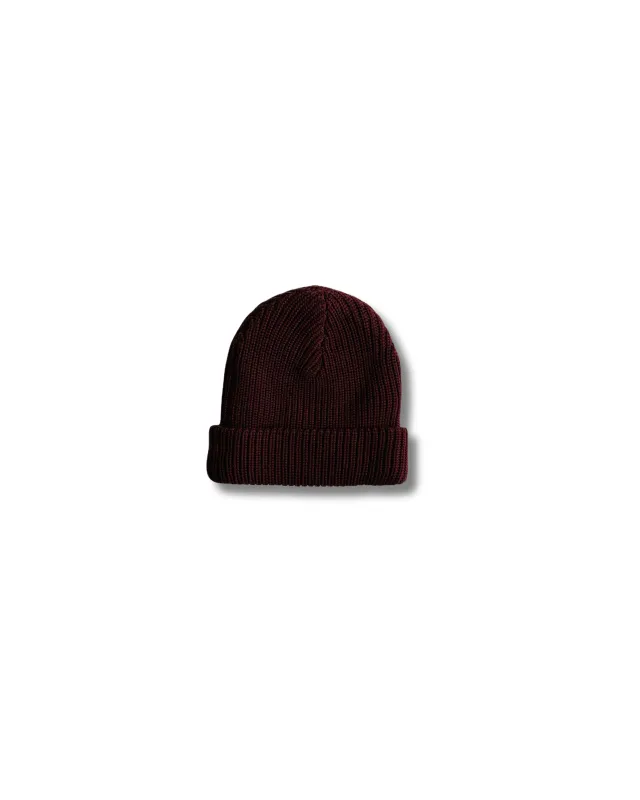 Scarboro Wool Beanie - Sangria sold by Grayers