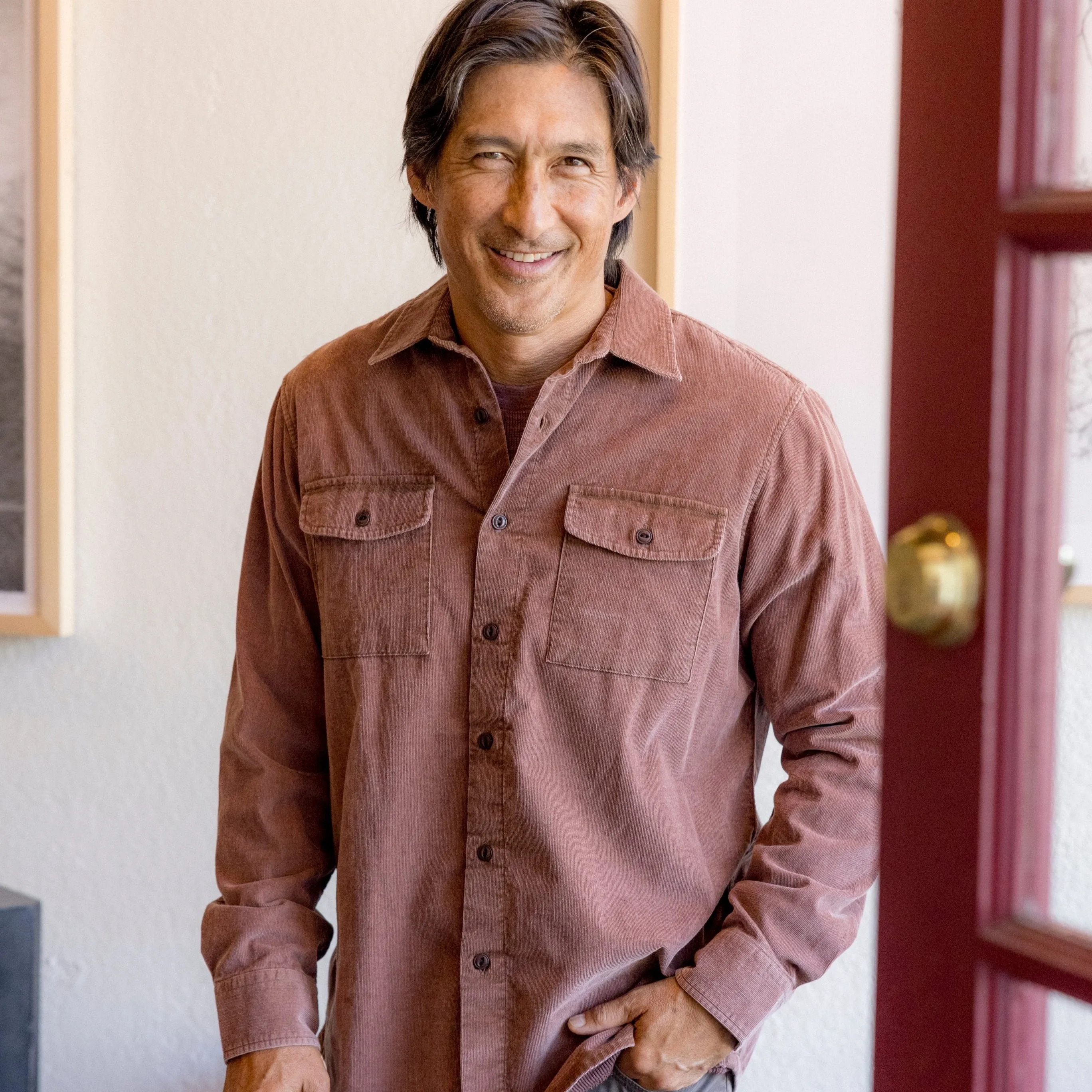 Jeremiah Vintage Garment Dyed Shirt - Root Beer sold by Grayers product image thumbnail 4