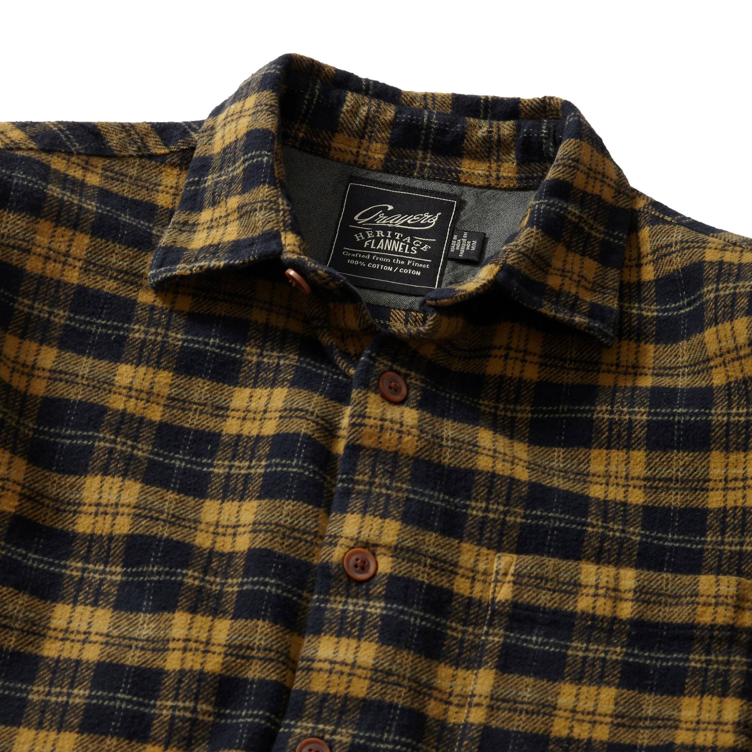 Carson Heritage Flannel - Honey Mustard Plaid sold by Grayers product image thumbnail 2