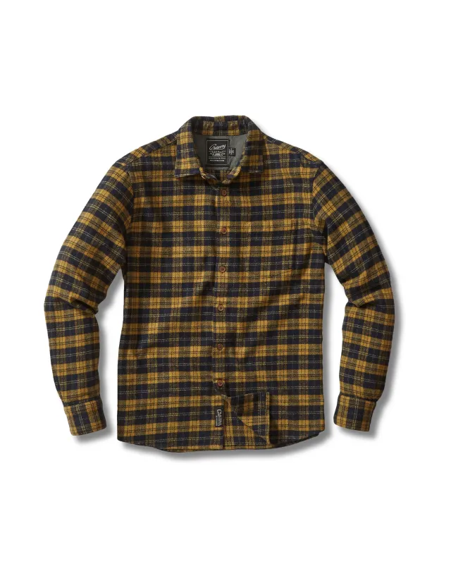 Carson Heritage Flannel - Honey Mustard Plaid sold by Grayers