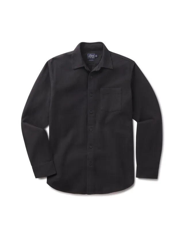 Belvedere Heather Lux Flannel - Black sold by Grayers
