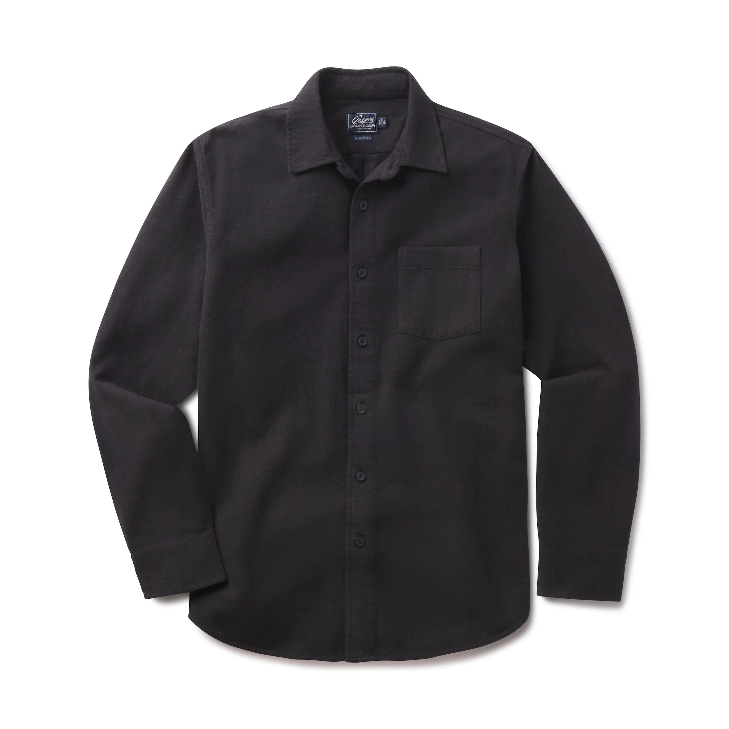 Belvedere Heather Lux Flannel - Black sold by Grayers product image thumbnail 4