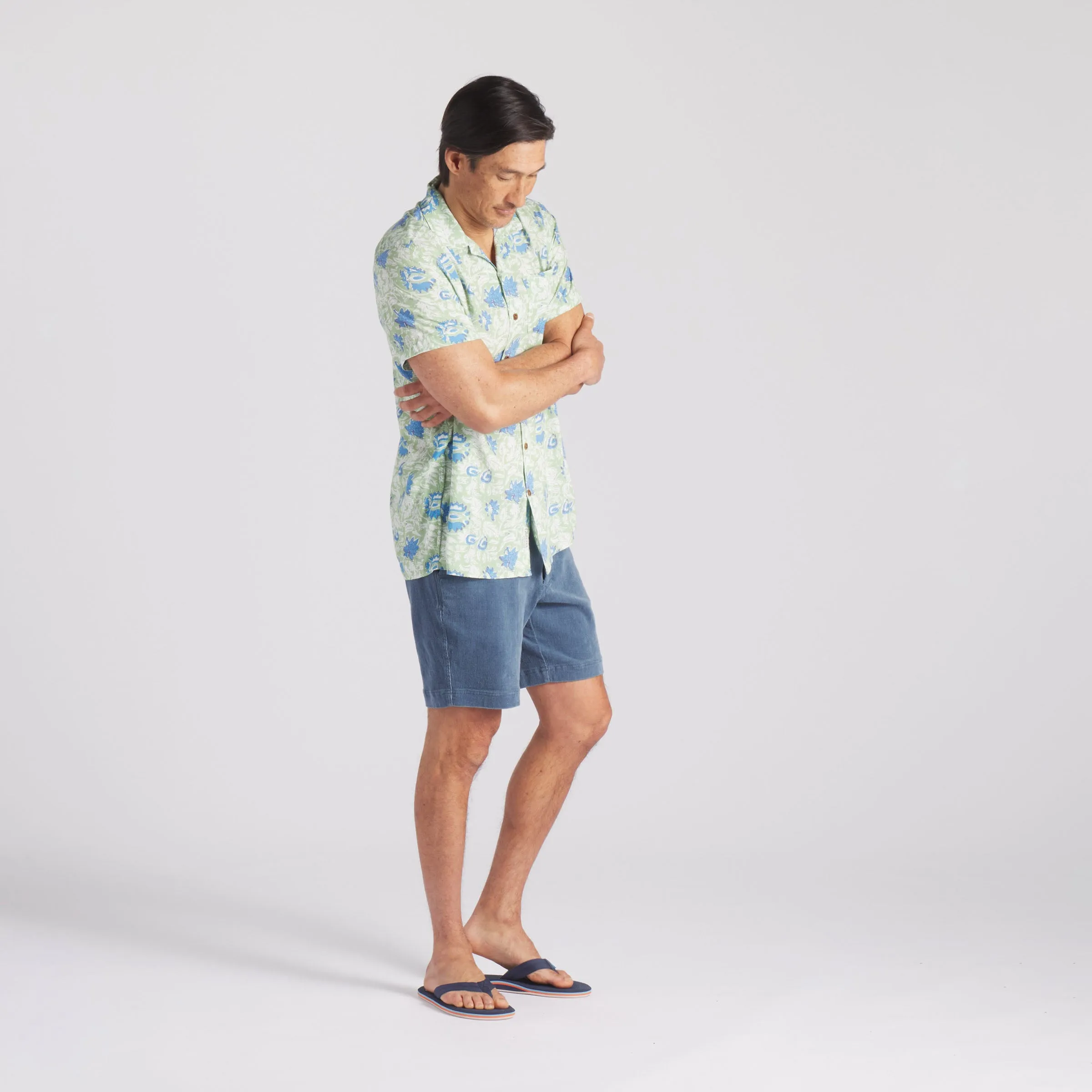 Vintage Hawaiian Camp Collar Shirt - Batik Print sold by Grayers product image thumbnail 4