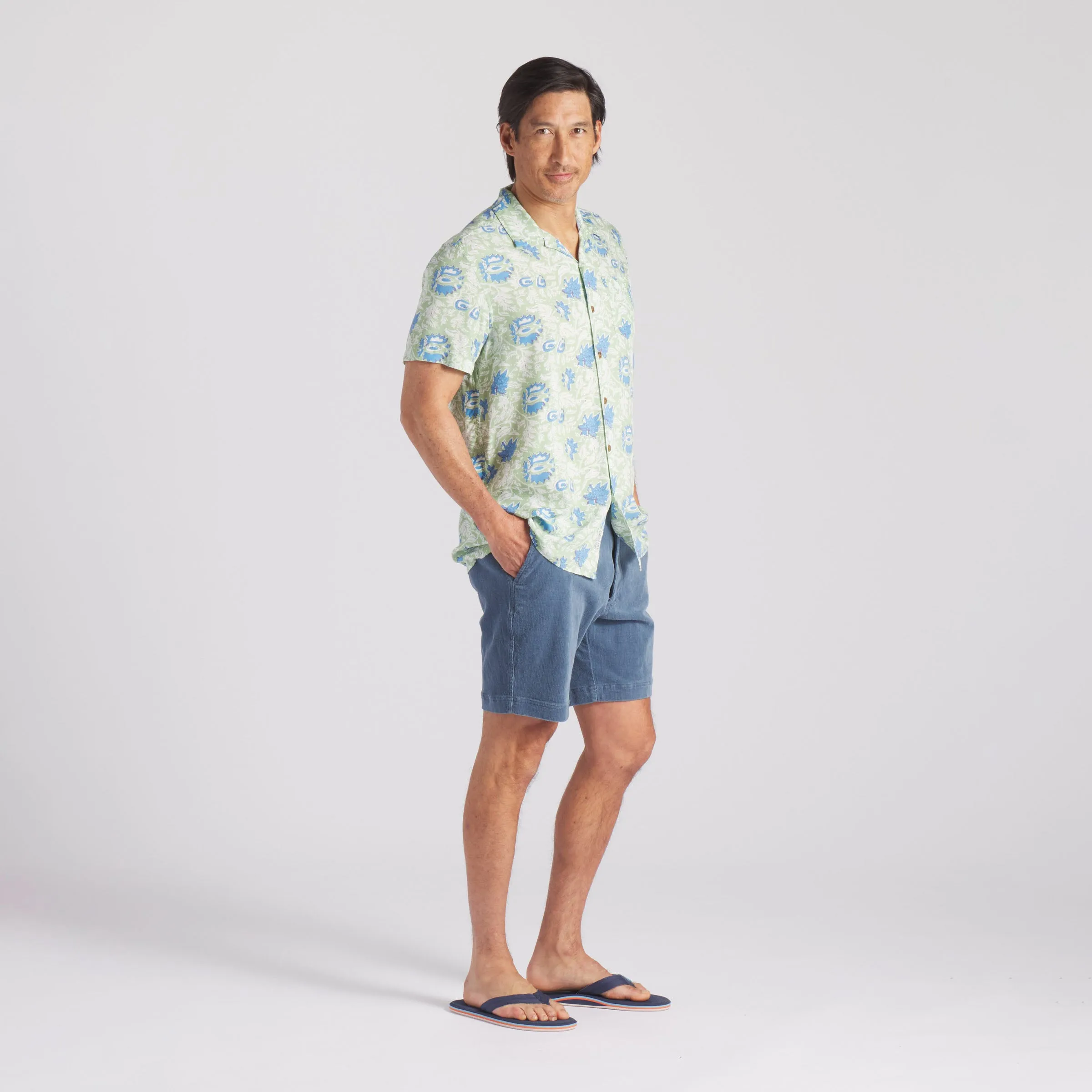 Vintage Hawaiian Camp Collar Shirt - Batik Print sold by Grayers product image thumbnail 5