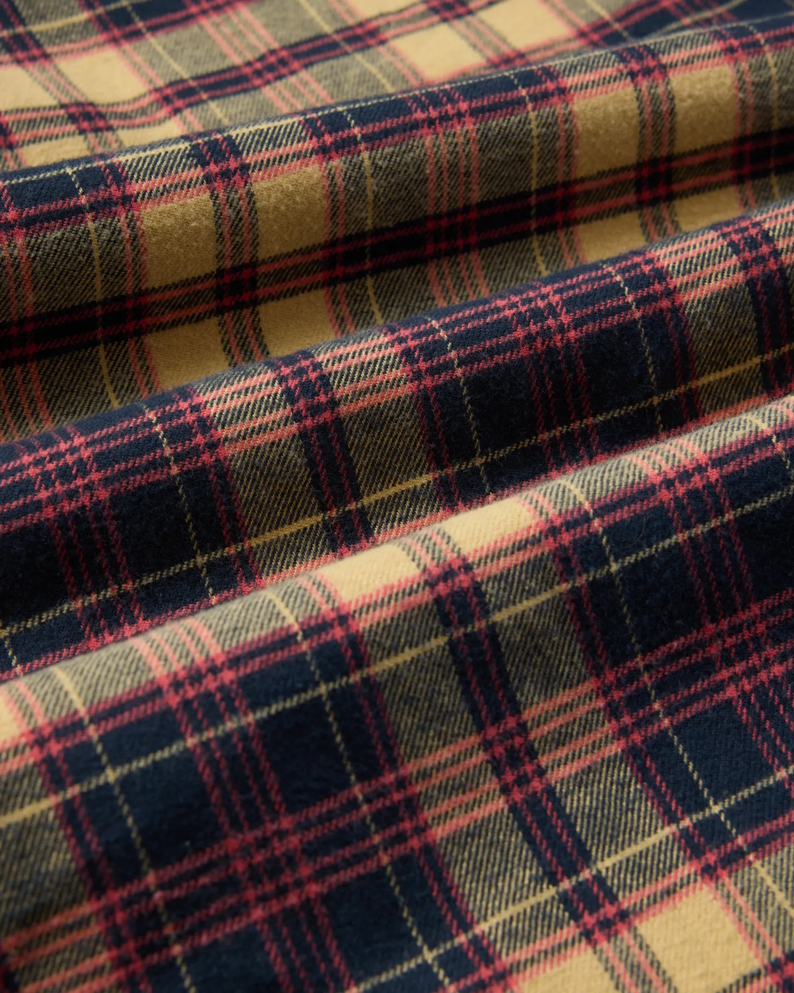 Shady Grove Stretch Flannel Shirt - Navy Red Ecru sold by Grayers product image thumbnail 4