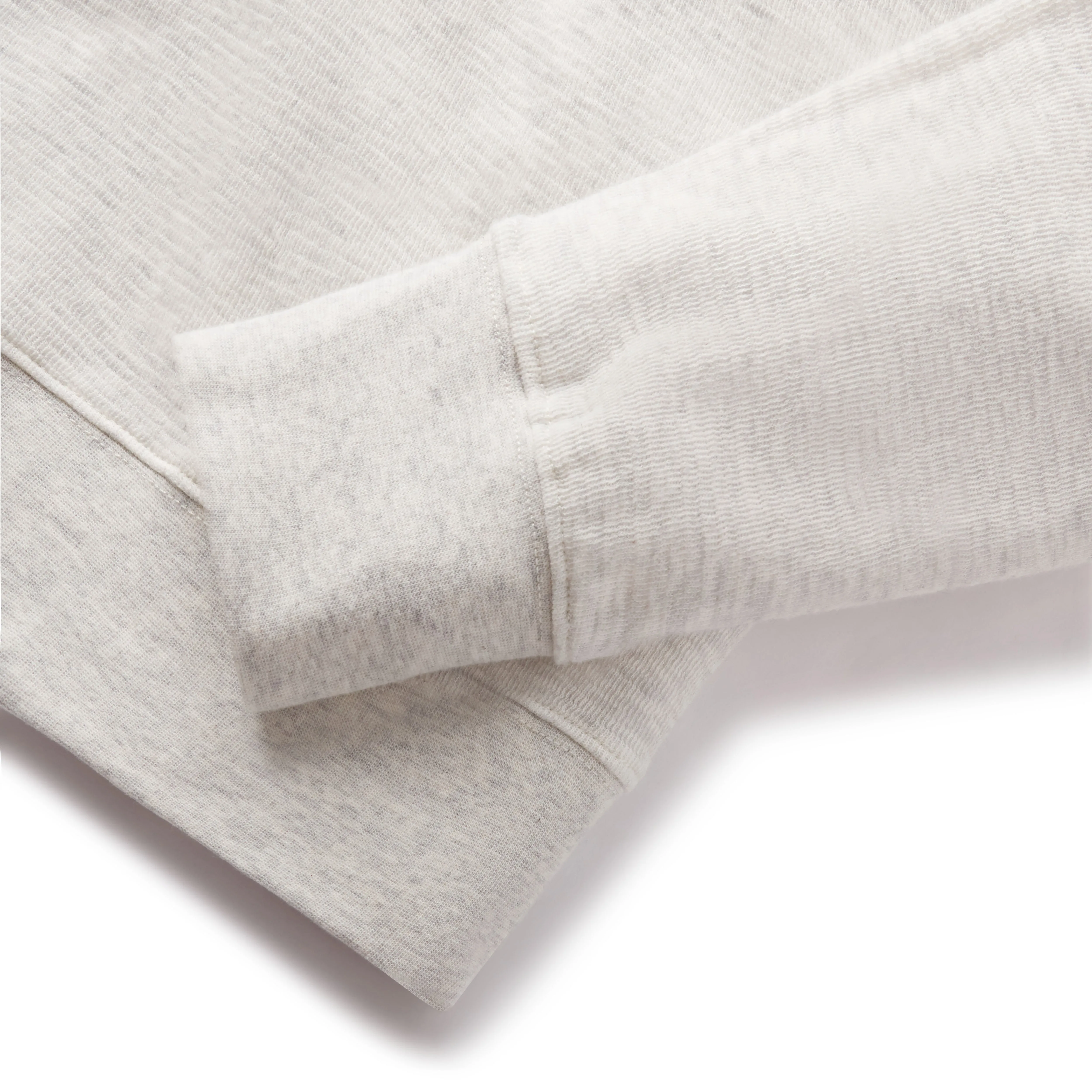New Windsor Double Cloth 1/4 Zip Mock - Oatmeal Heather sold by Grayers product image thumbnail 3