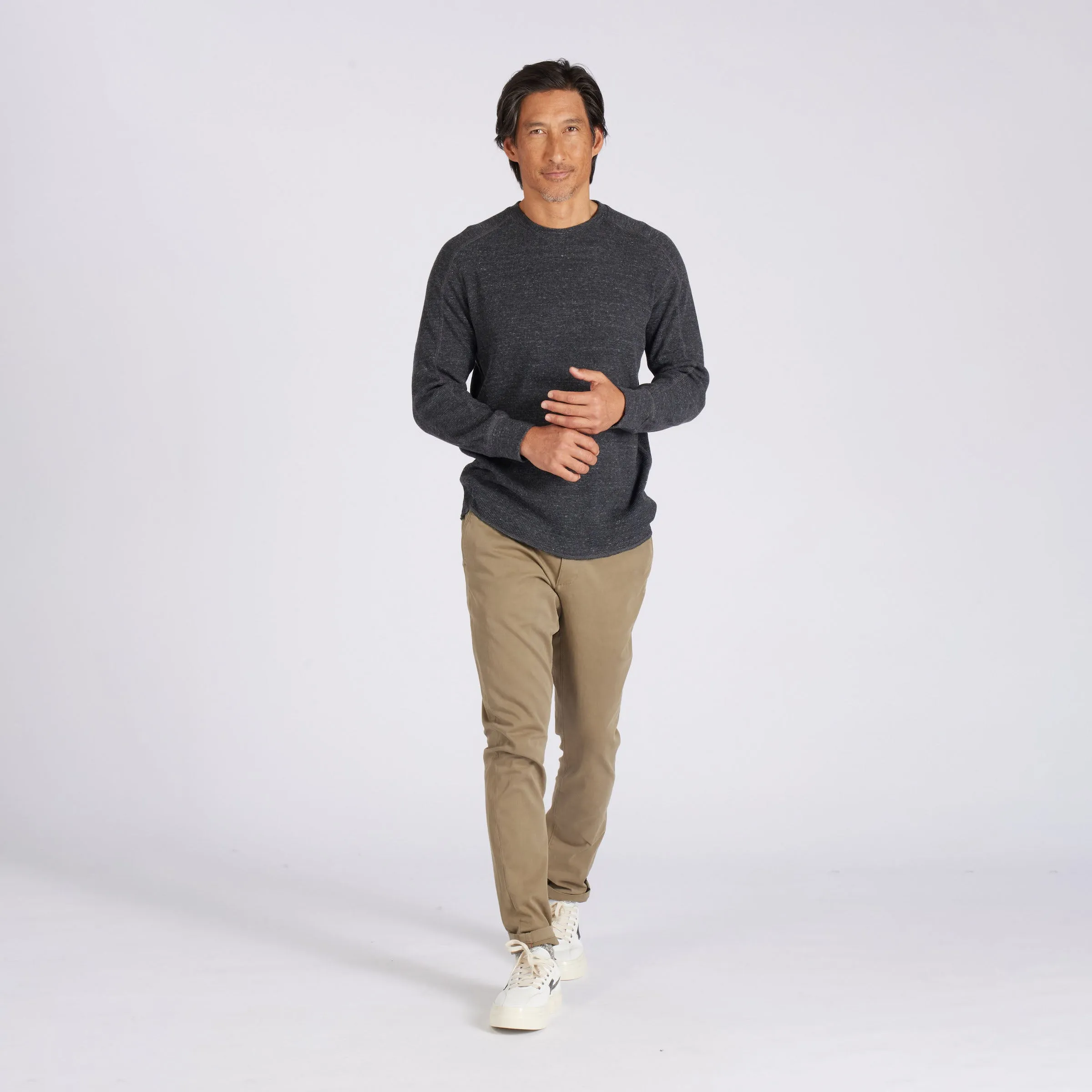 New Spencer Waffle Crew - Charcoal sold by Grayers product image thumbnail 5