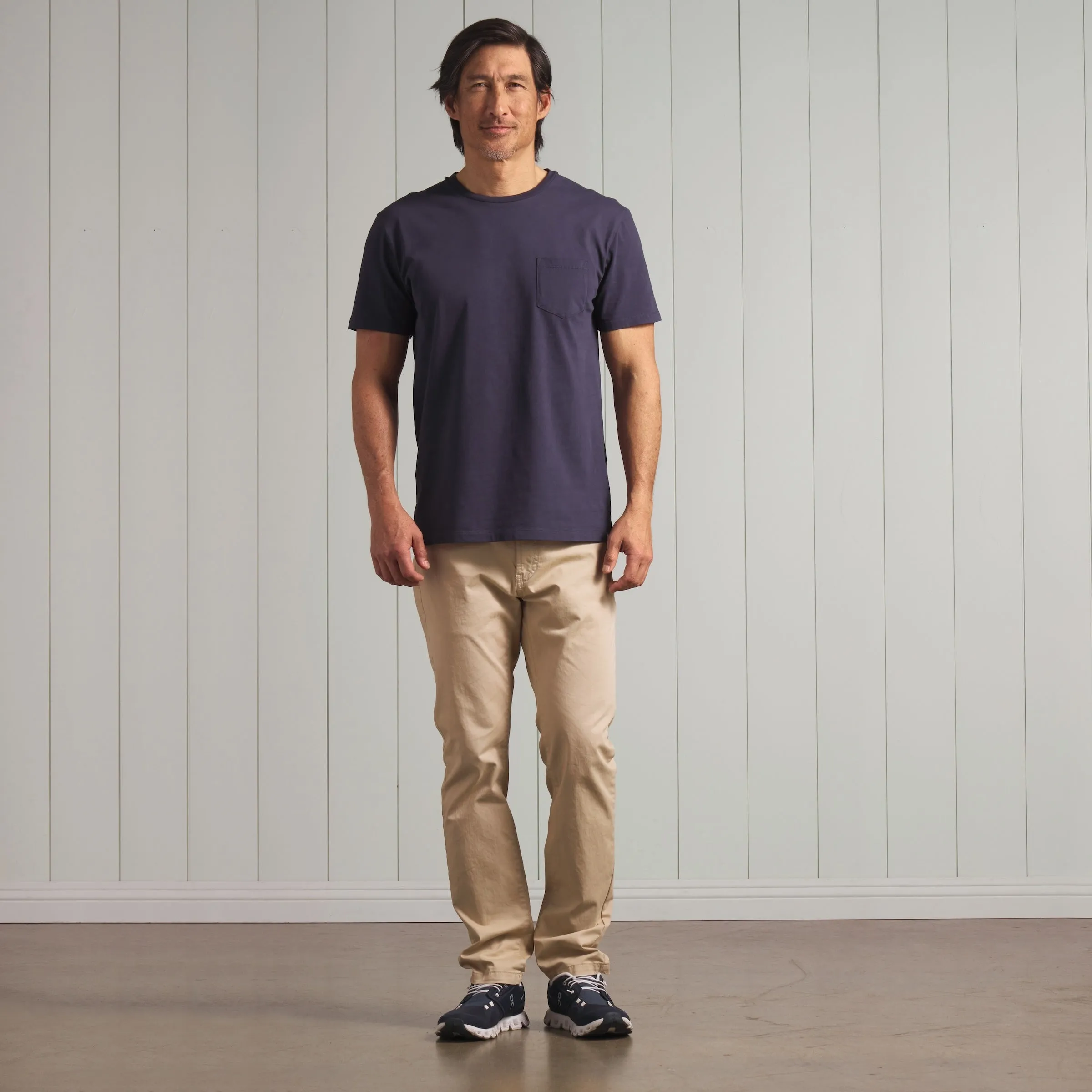Pima Cotton Pocket Tee - Navy sold by Grayers product image thumbnail 5