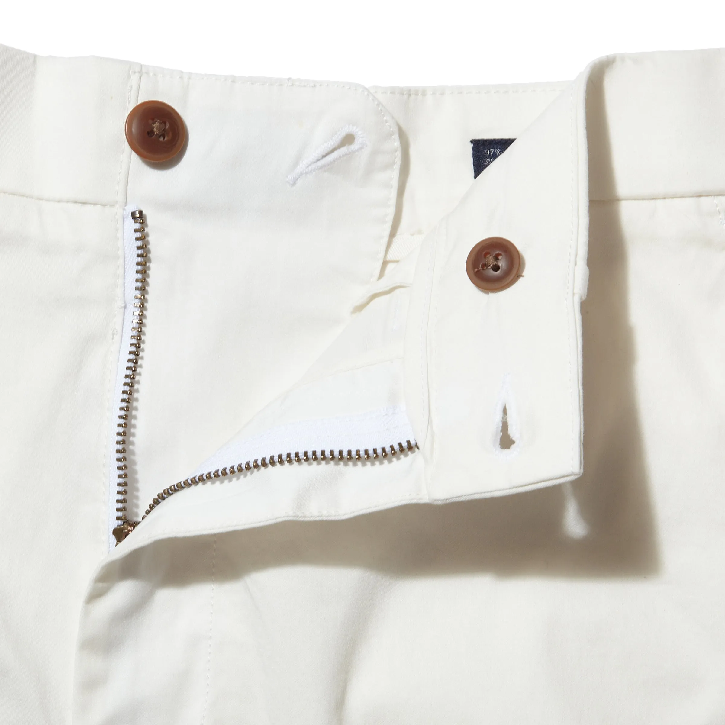 Thompson Flex Stretch Shorts 7"- White sold by Grayers product image thumbnail 2